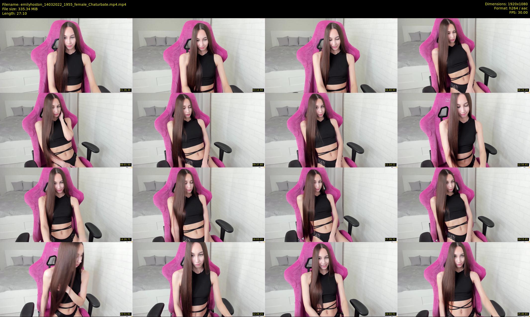 emilyhoston — 28 minute Chaturbate female cam show recording, 1080p, Mar 14, 2022