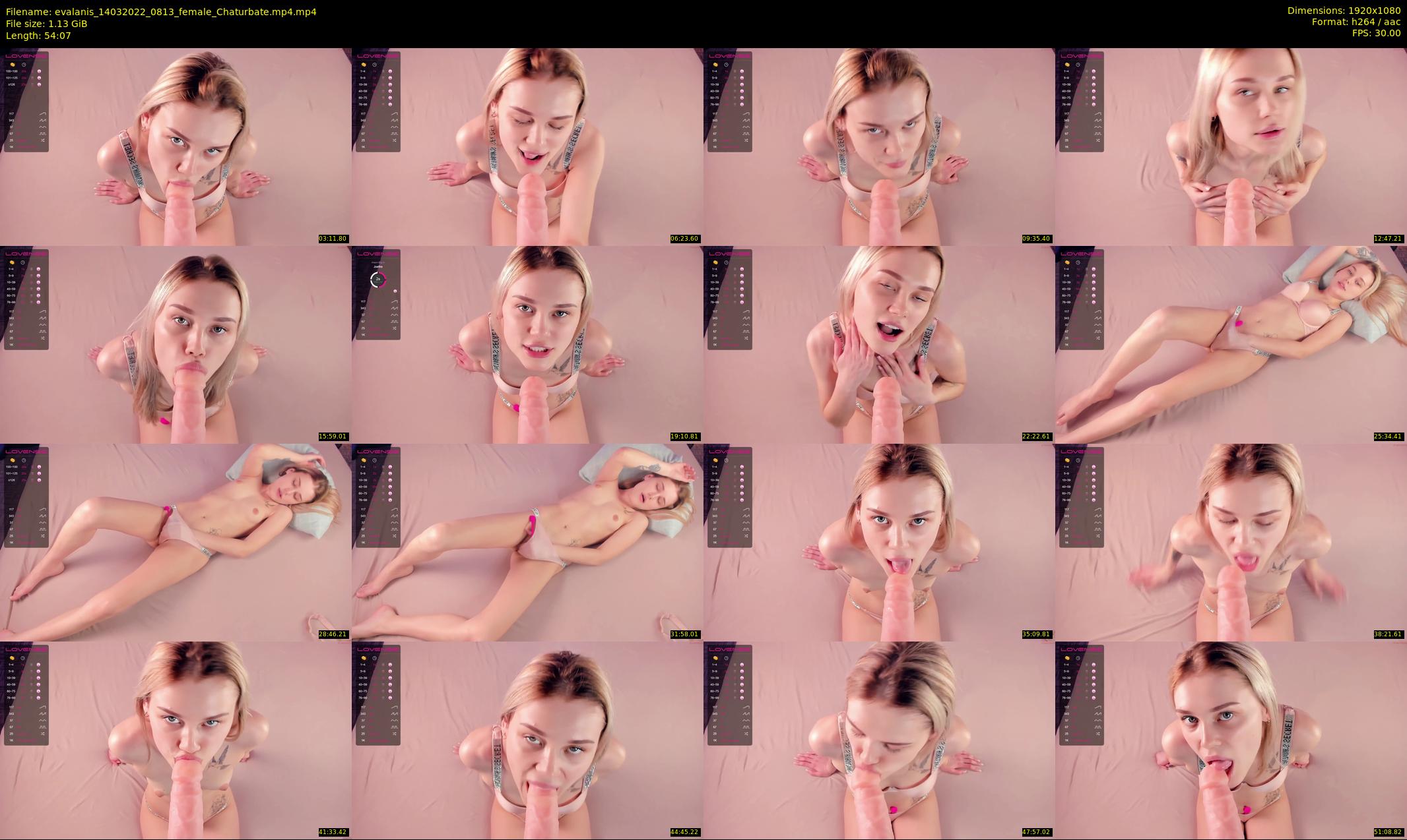 evalanis — 55 minute Chaturbate couple cam show recording, 1080p, Mar 14, 2022