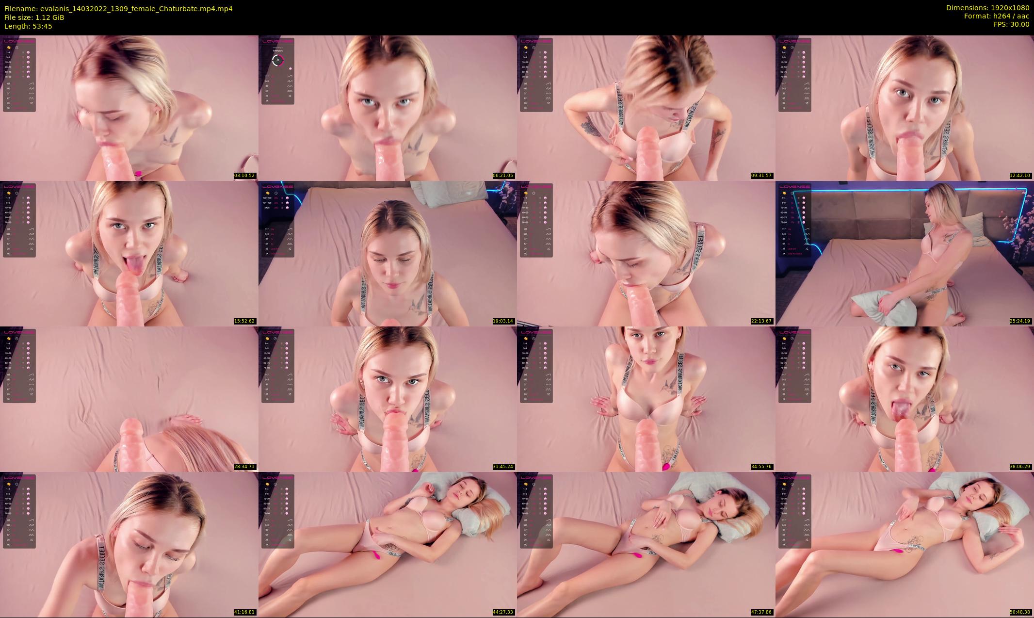 evalanis — 54 minute Chaturbate couple cam show recording, 1080p, Mar 14, 2022