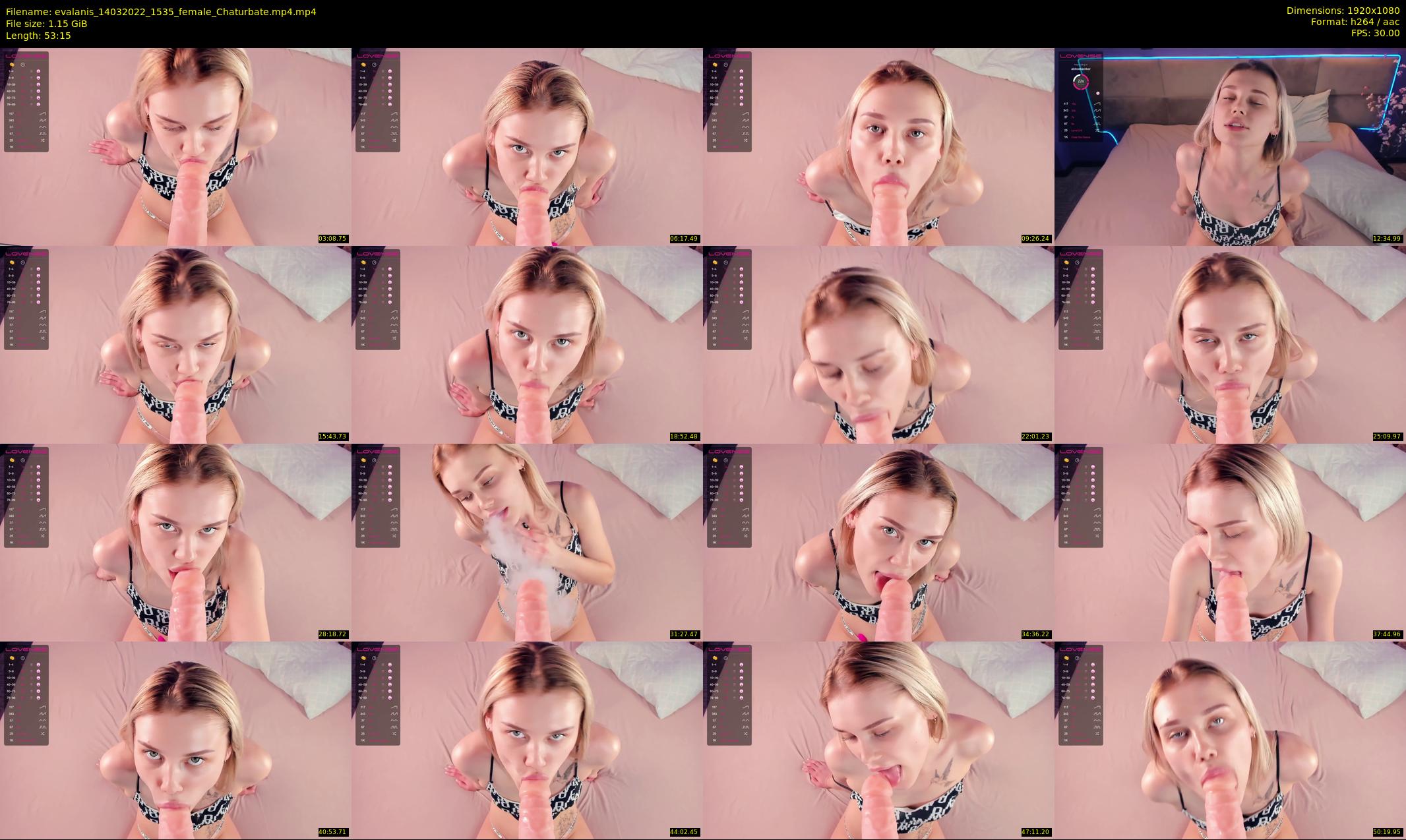 evalanis — 54 minute Chaturbate couple cam show recording, 1080p, Mar 14, 2022