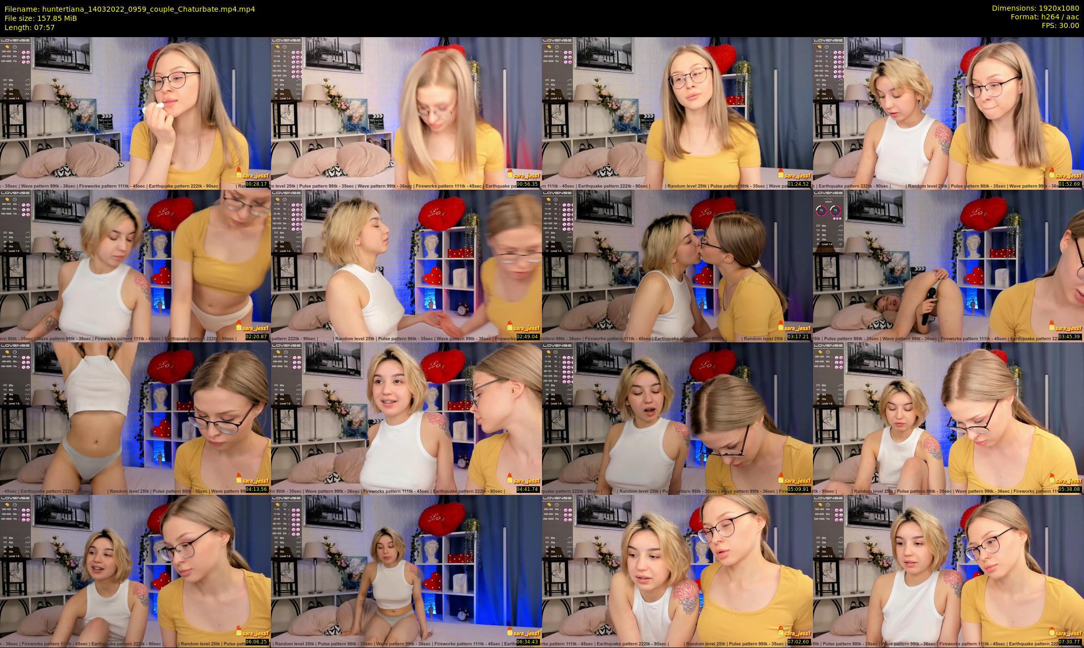 huntertiana — 8 minute Chaturbate female cam show recording, 1080p, Mar 14, 2022