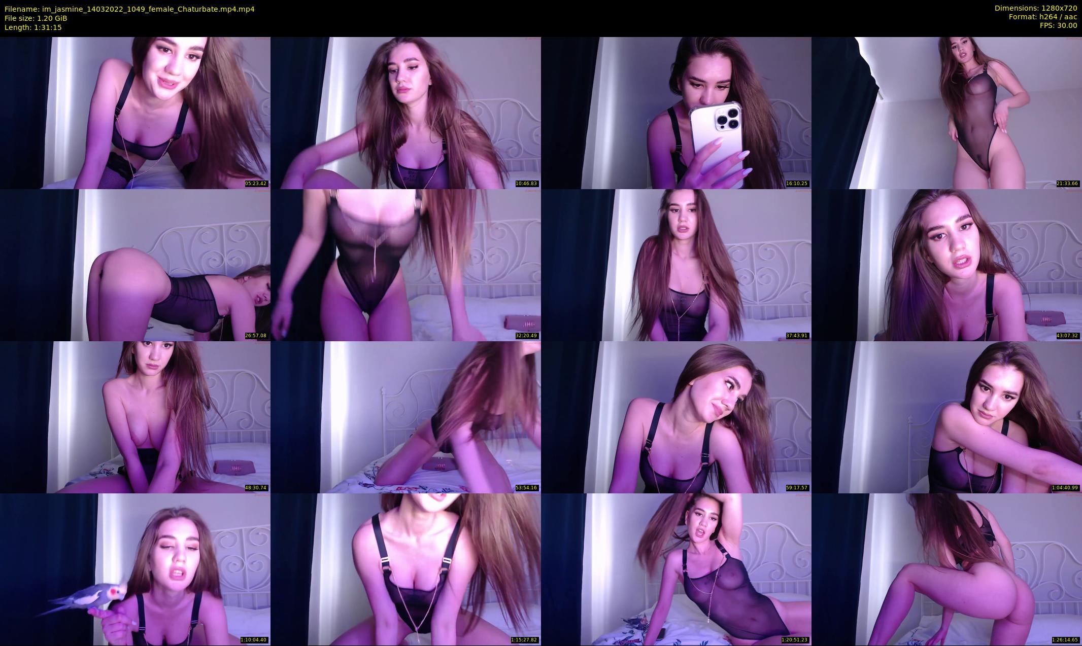 im_jasmine — 92 minute Chaturbate female cam show recording, 720p, Mar 14, 2022