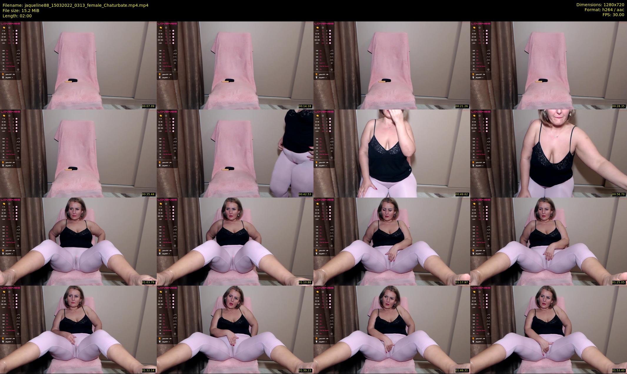 jaqueline88 — 2 minute Chaturbate female cam show recording, 720p, Mar 15, 2022