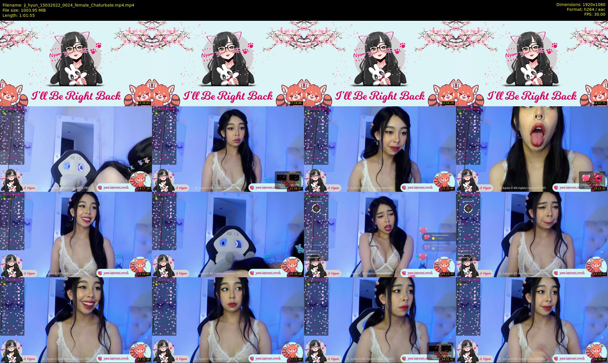 ji_hyun — 62 minute Chaturbate female cam show recording, 1080p, Mar 15, 2022