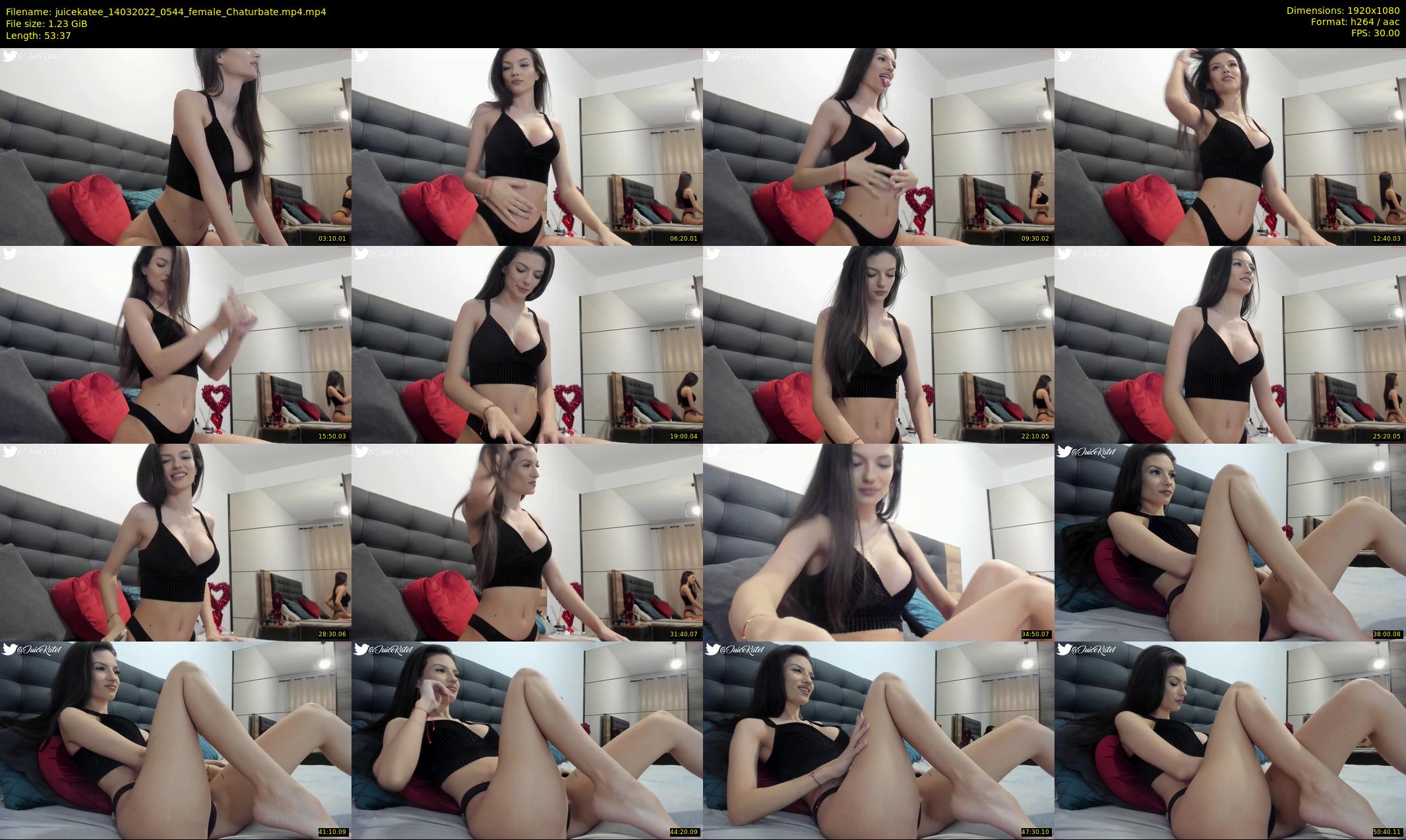 juicekatee — 54 minute Chaturbate female cam show recording, 1080p, Mar 14, 2022