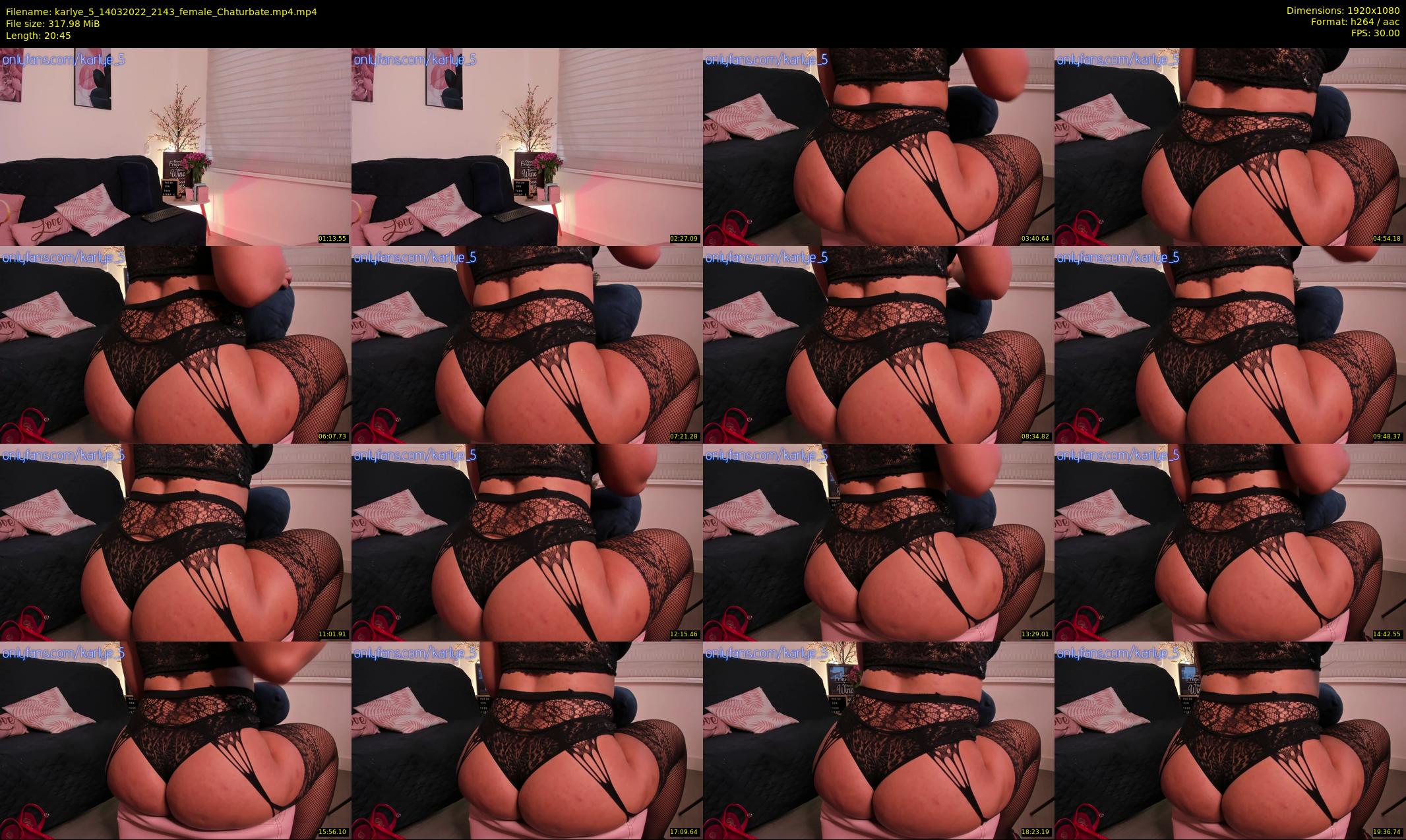 karlye_5 — 21 minute Chaturbate female cam show recording, 1080p, Mar 14, 2022