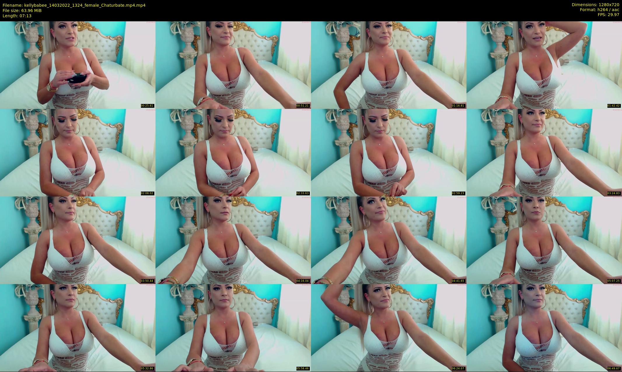 kellybabee — 8 minute Chaturbate female cam show recording, 720p, Mar 14, 2022