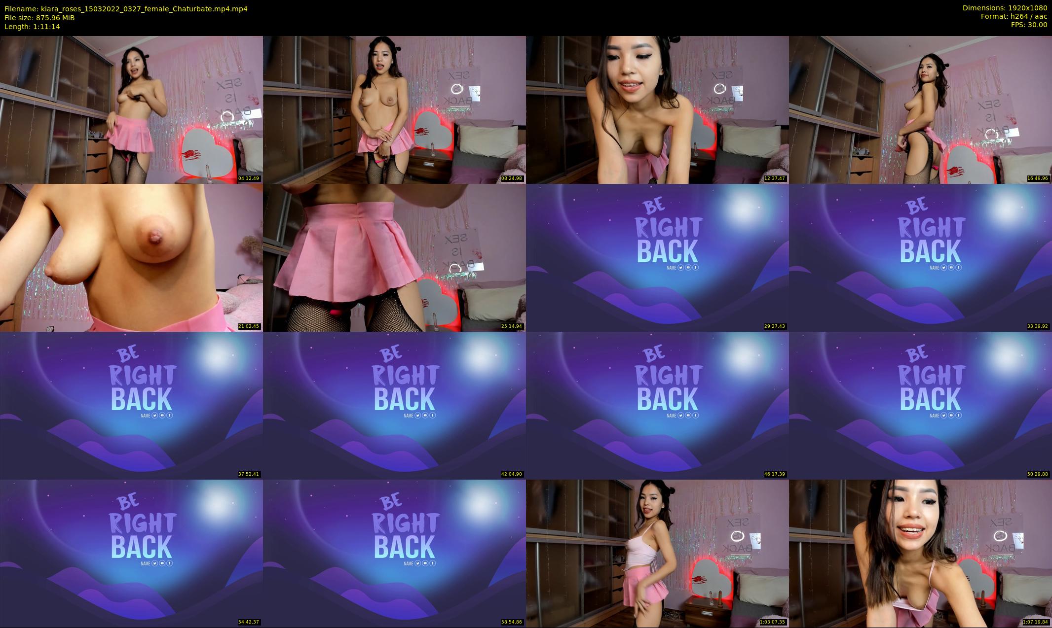 kiara_roses — 72 minute Chaturbate female cam show recording, 1080p, Mar 15, 2022