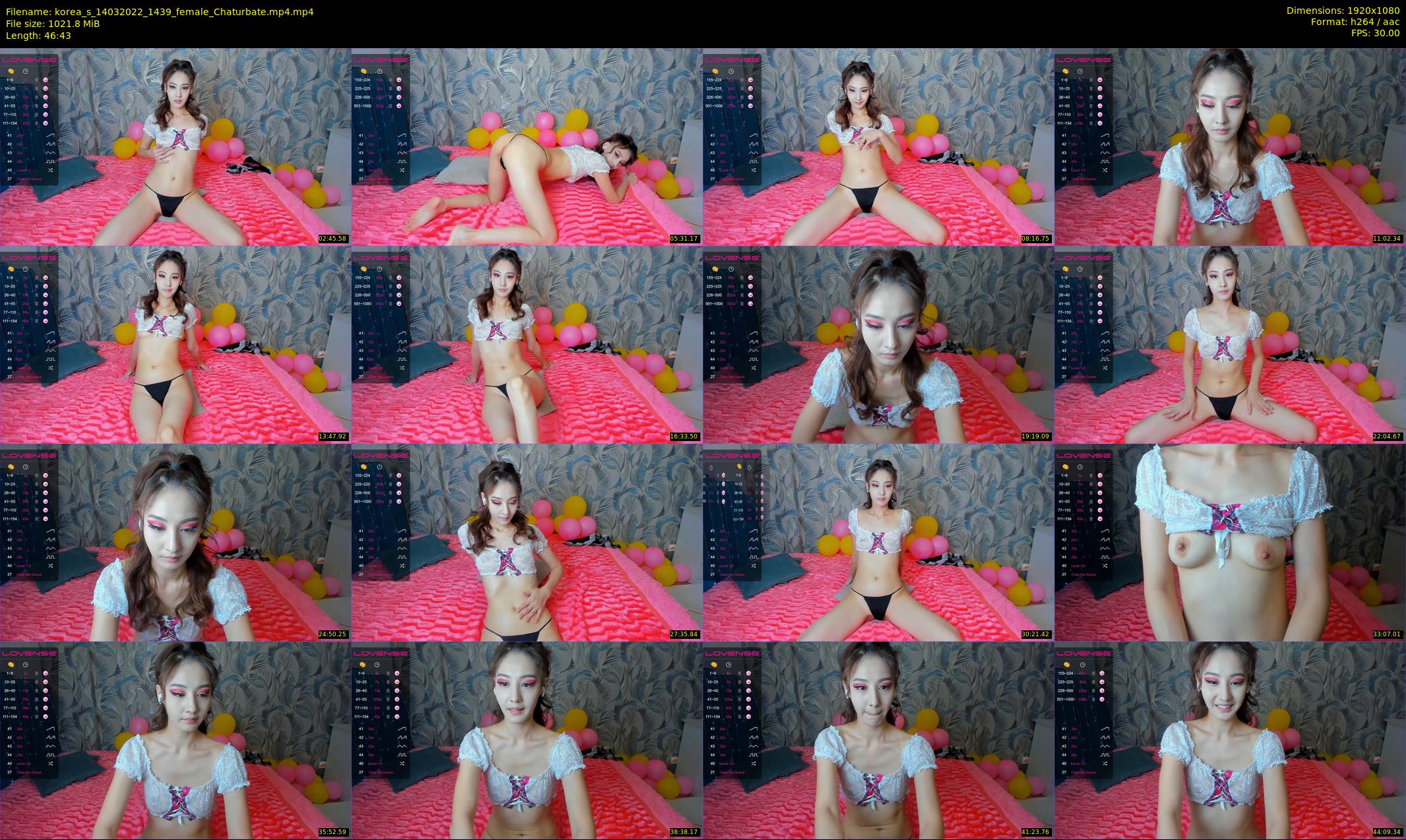 korea_s — 47 minute Chaturbate female cam show recording, 1080p, Mar 14, 2022