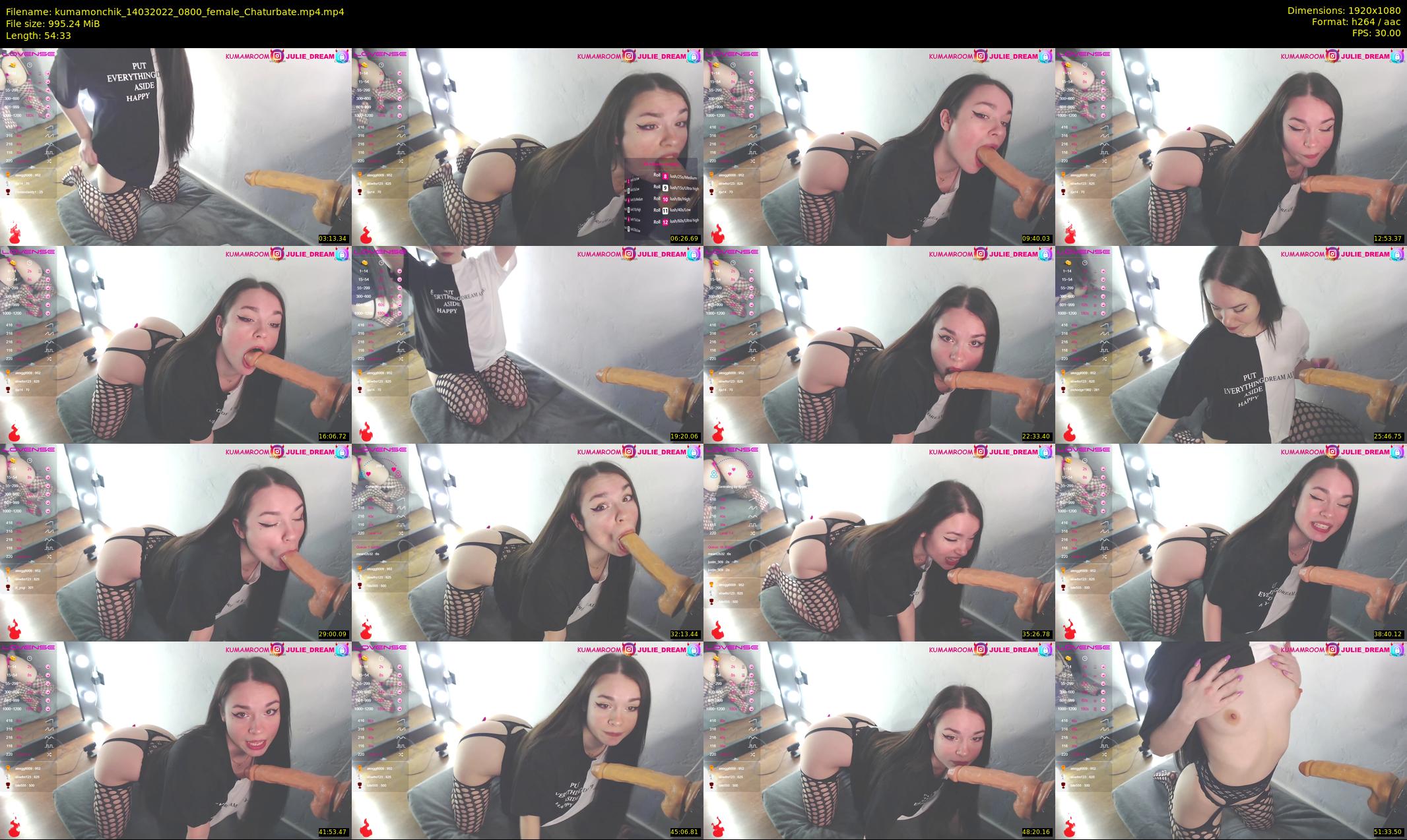 kumamonchik — 55 minute Chaturbate couple cam show recording, 1080p, Mar 14, 2022