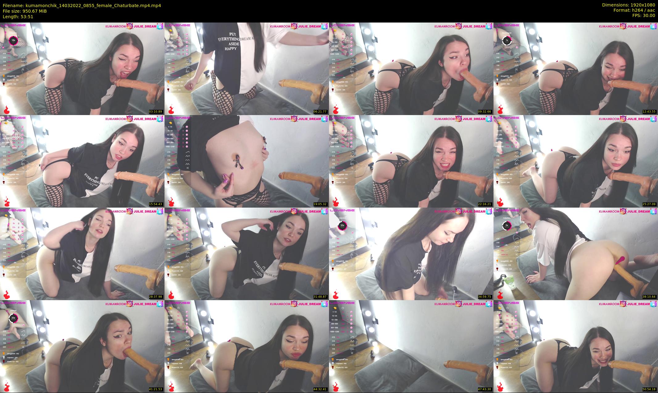 kumamonchik — 54 minute Chaturbate couple cam show recording, 1080p, Mar 14, 2022