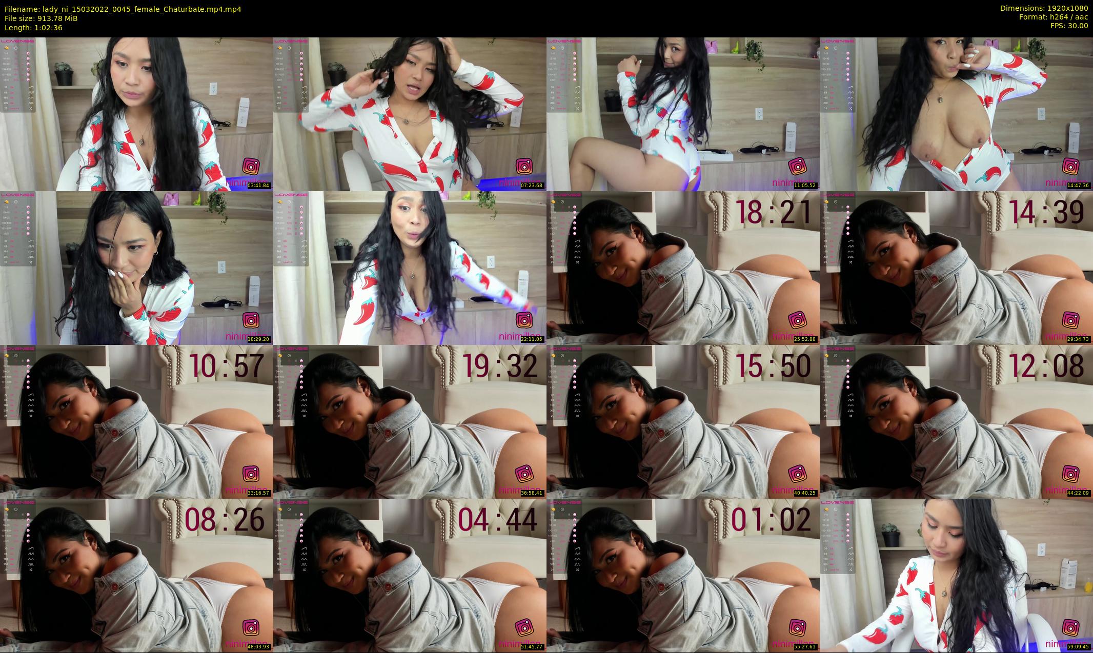 lady_ni — 63 minute Chaturbate female cam show recording, 1080p, Mar 15, 2022