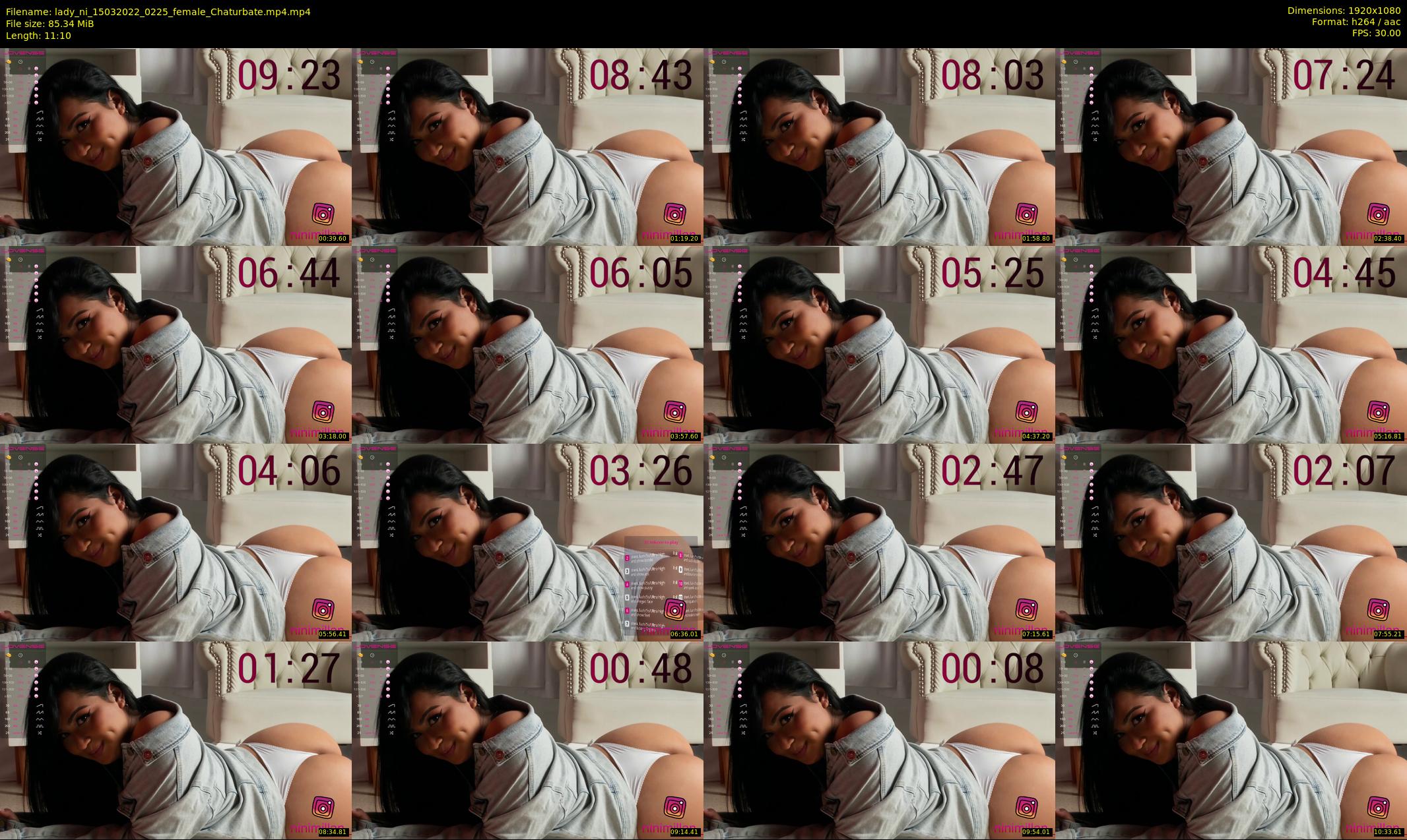 lady_ni — 12 minute Chaturbate female cam show recording, 1080p, Mar 15, 2022