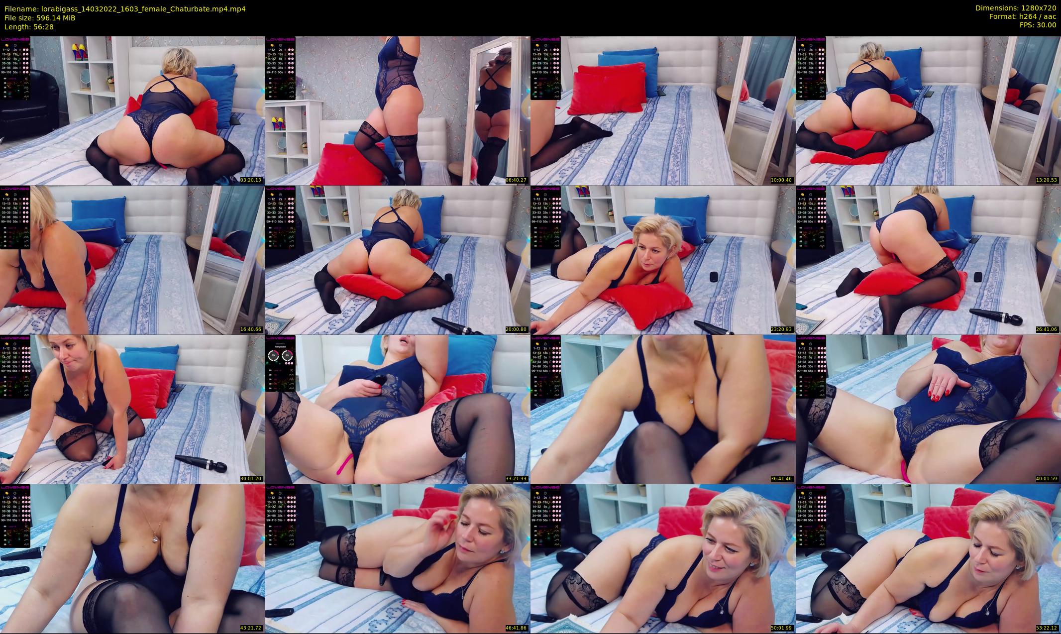 lorabigass — 57 minute Chaturbate female cam show recording, 720p, Mar 14, 2022