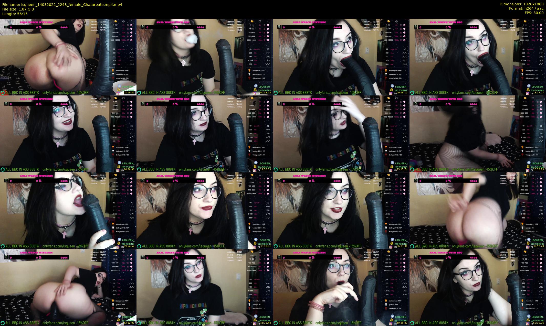 lsqueen — 57 minute Chaturbate female cam show recording, 1080p, Mar 14, 2022