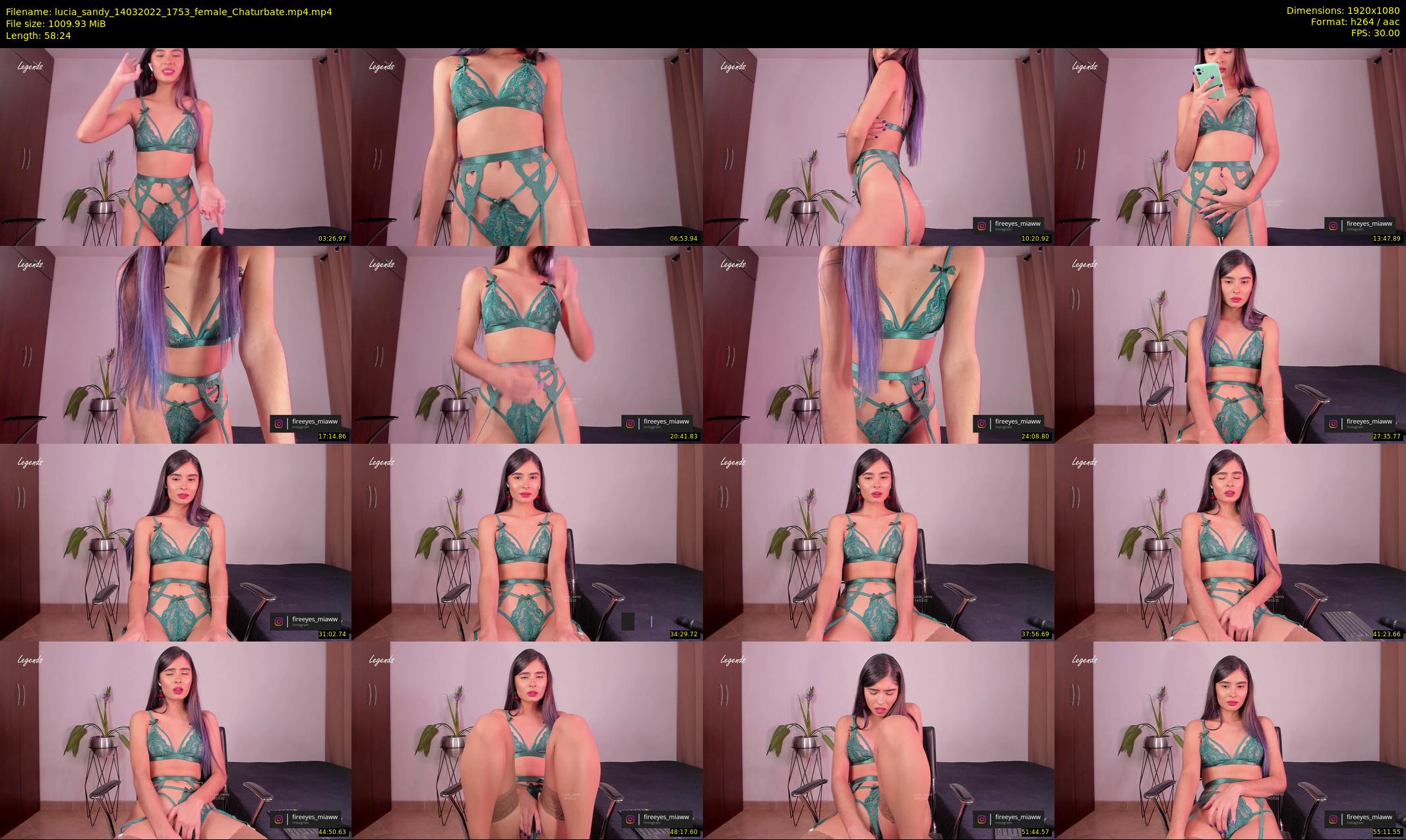 lucia_sandy — 59 minute Chaturbate female cam show recording, 1080p, Mar 14, 2022