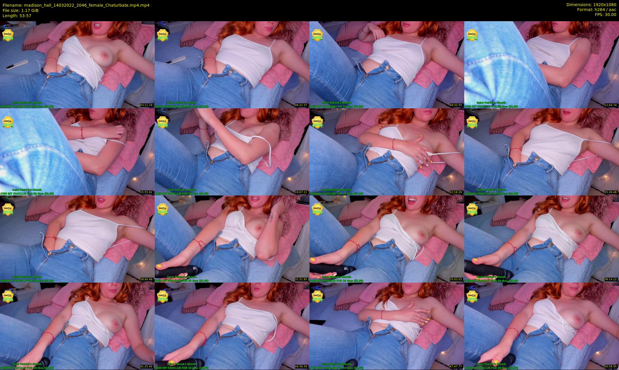 madison_hall — 54 minute Chaturbate female cam show recording, 1080p, Mar 14, 2022