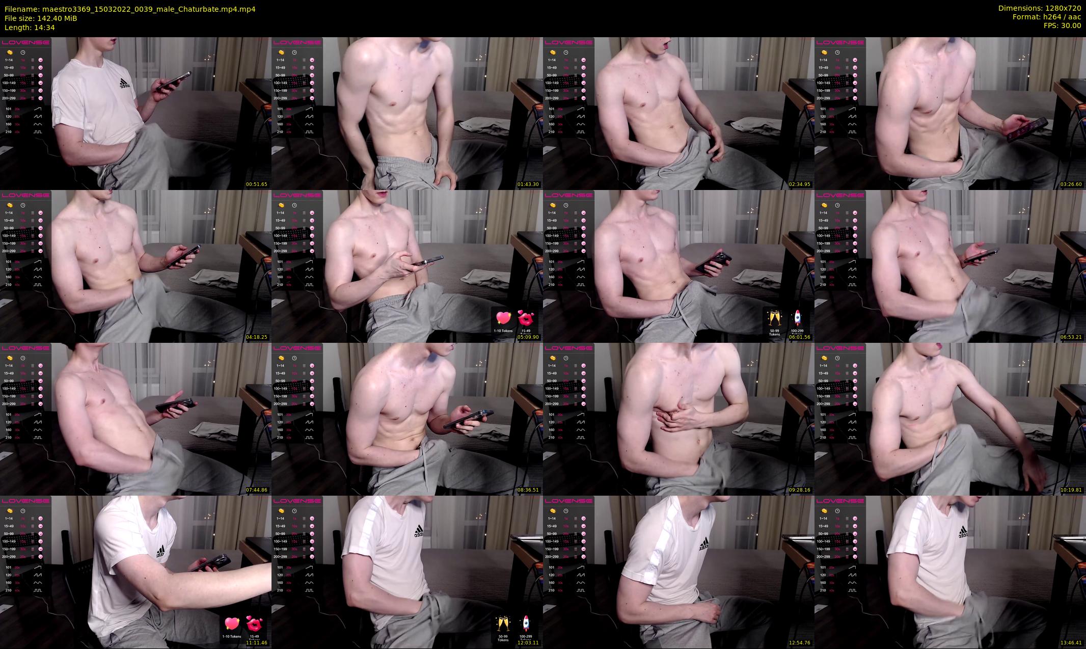 maestro3369 — 15 minute Chaturbate male cam show recording, 720p, Mar 15, 2022