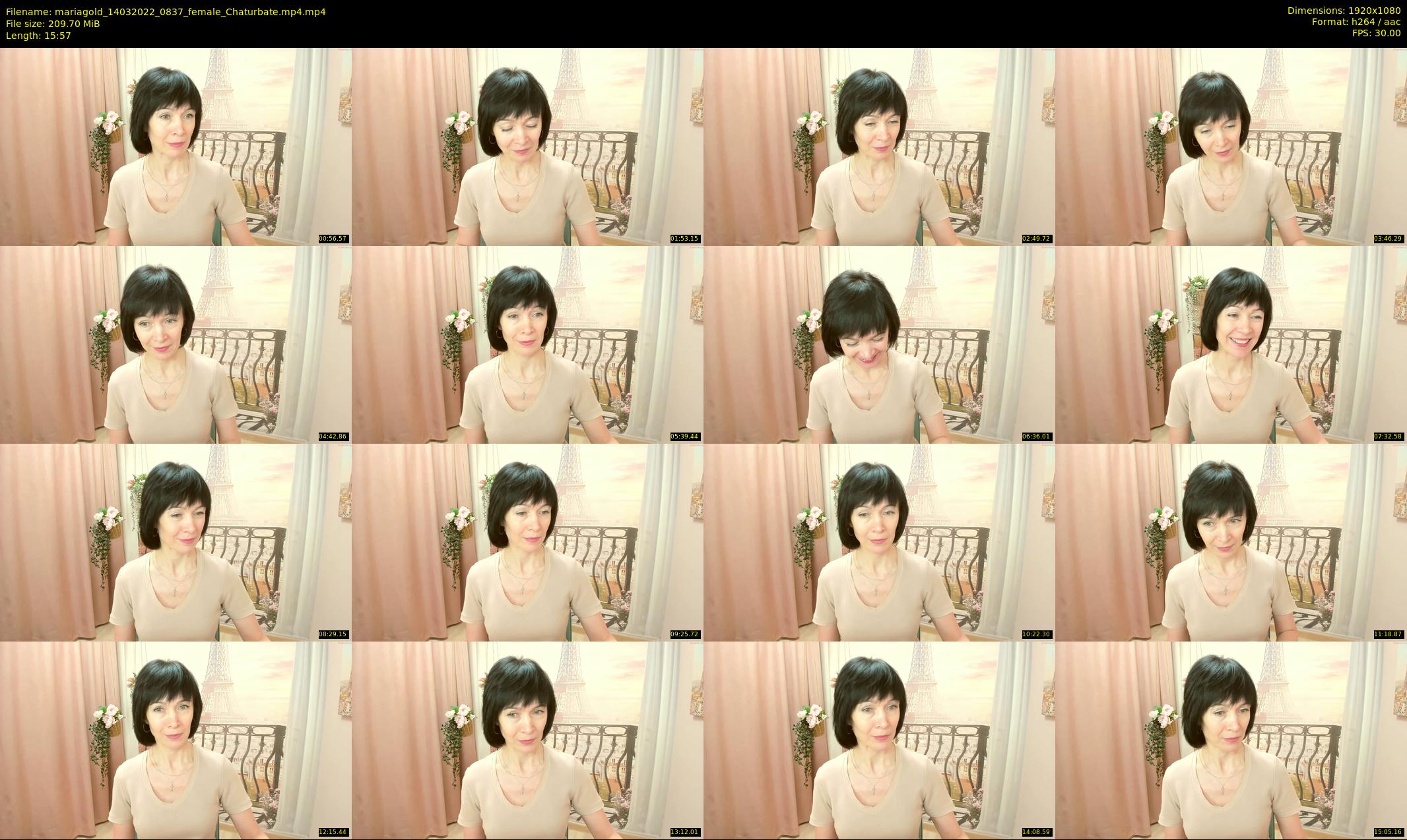 mariagold — 16 minute Chaturbate female cam show recording, 1080p, Mar 14, 2022