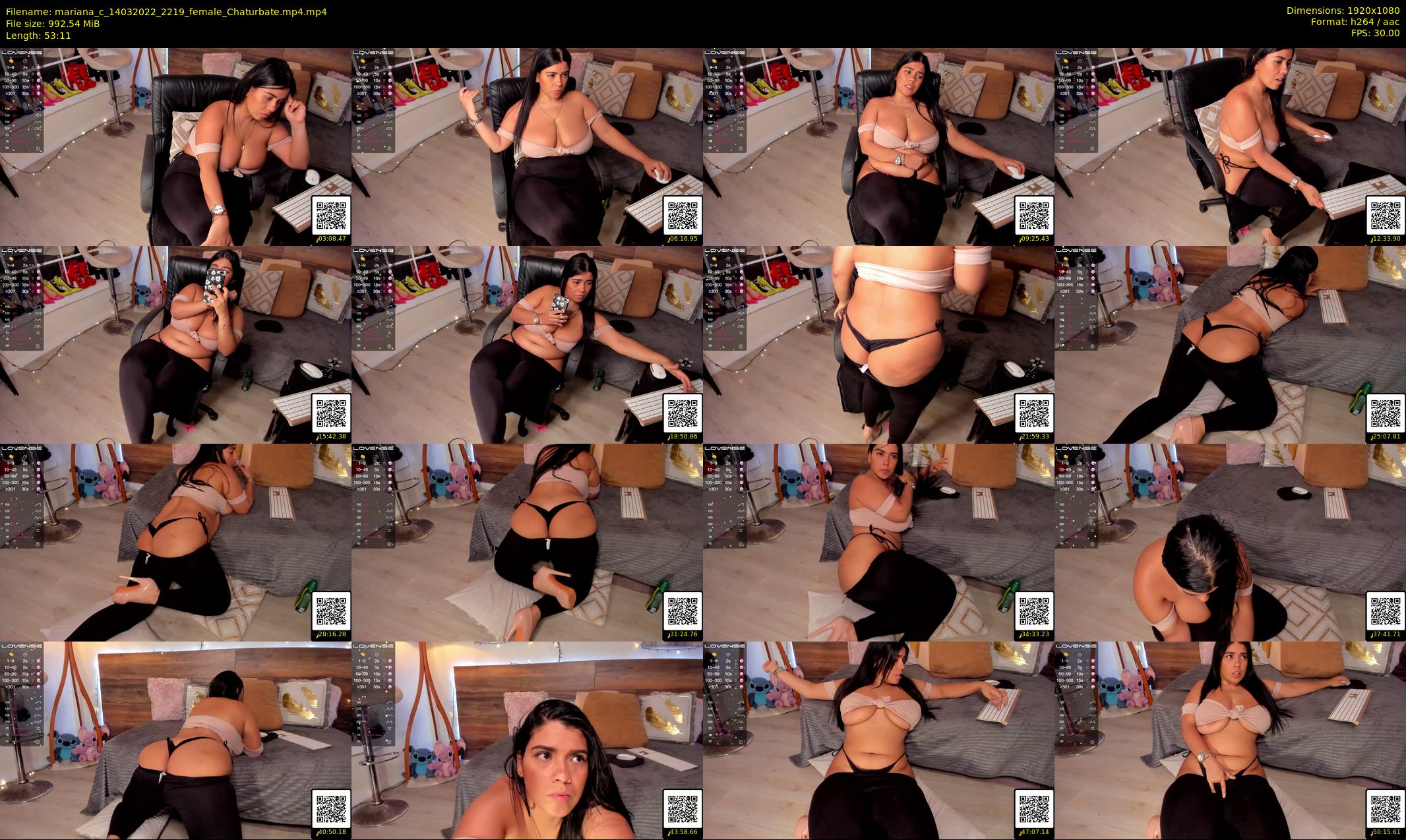 mariana_c — 54 minute Chaturbate female cam show recording, 1080p, Mar 14, 2022