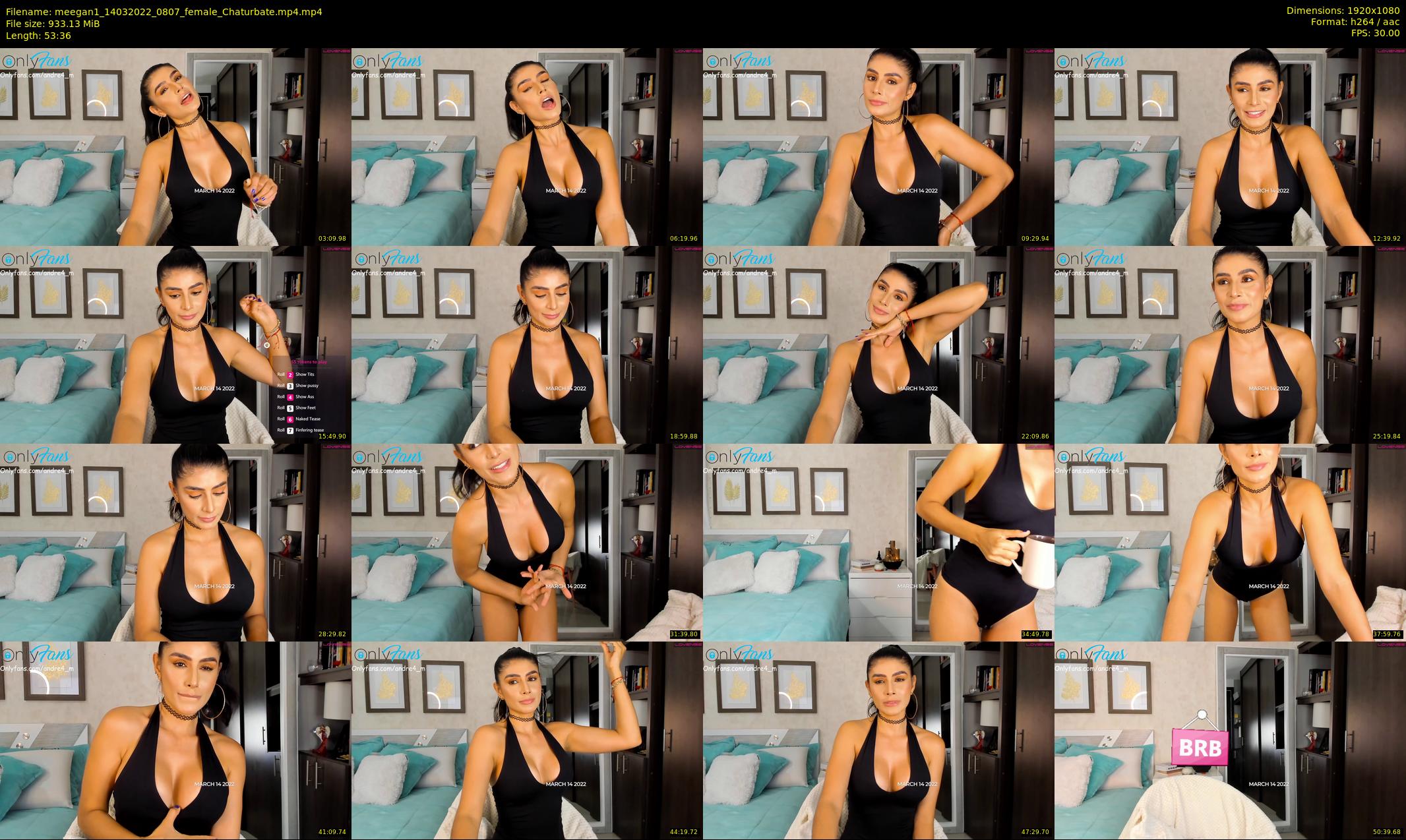 meegan1 — 54 minute Chaturbate female cam show recording, 1080p, Mar 14, 2022