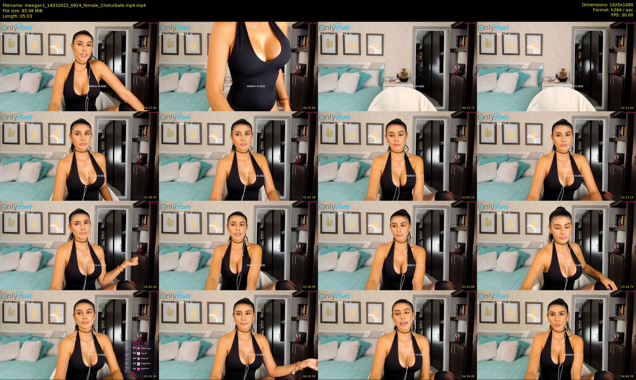 meegan1 — 6 minute Chaturbate female cam show recording, 1080p, Mar 14, 2022