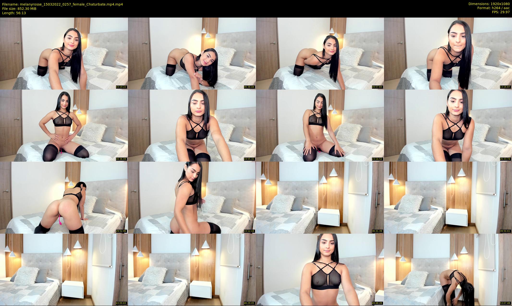 melanyrosse — 57 minute Chaturbate female cam show recording, 1080p, Mar 15, 2022