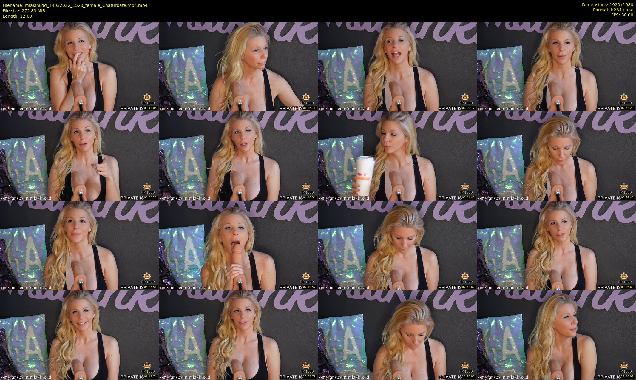 miakinkdd — 13 minute Chaturbate female cam show recording, 1080p, Mar 14, 2022