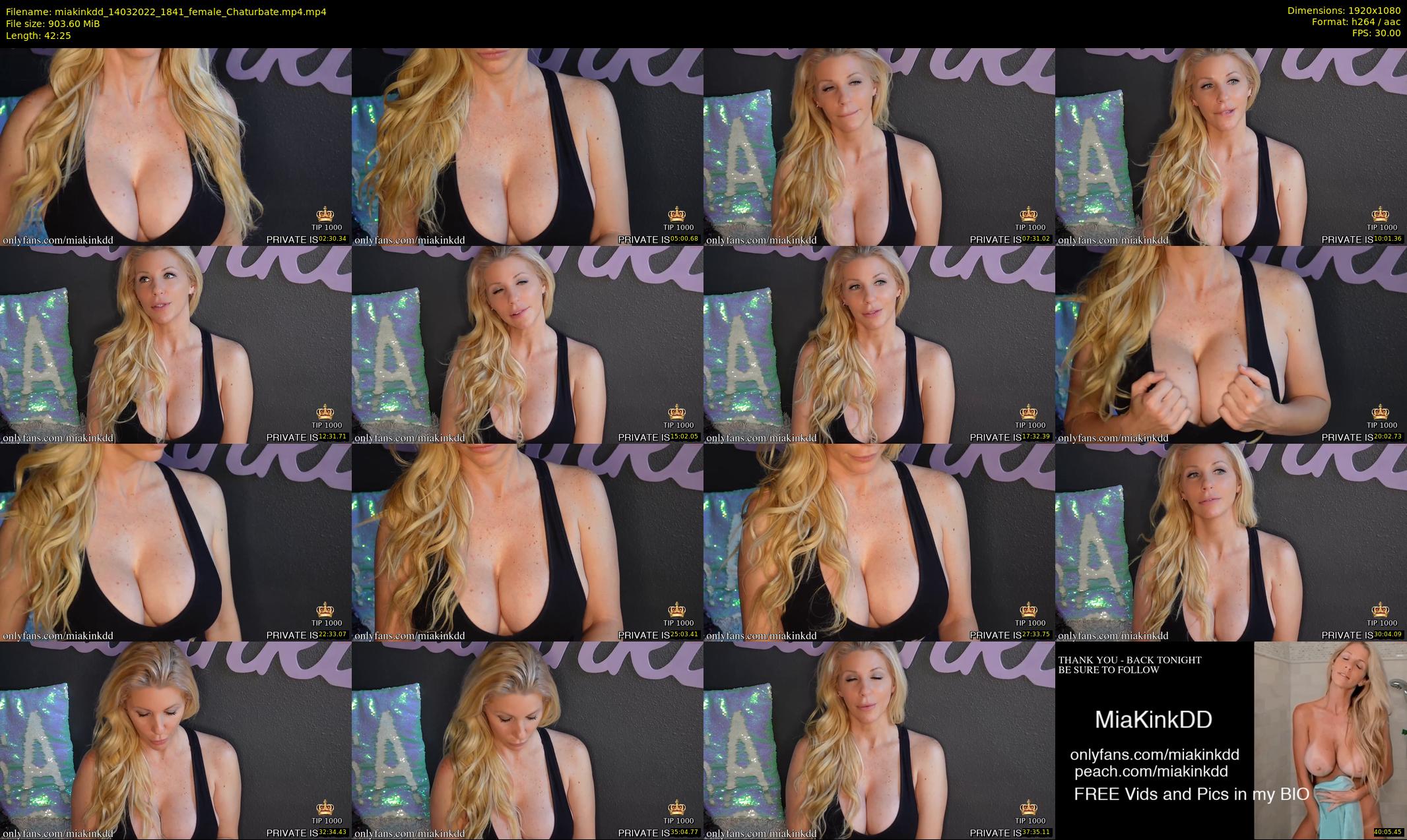 miakinkdd — 43 minute Chaturbate female cam show recording, 1080p, Mar 14, 2022