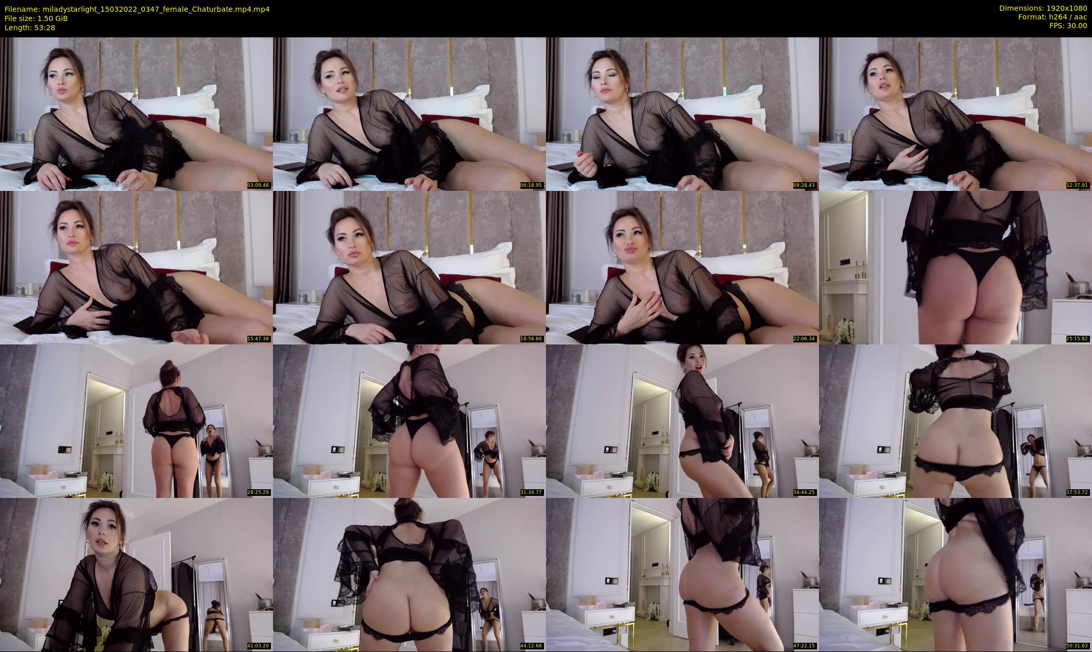 miladystarlight — 54 minute Chaturbate female cam show recording, 1080p, Mar 15, 2022