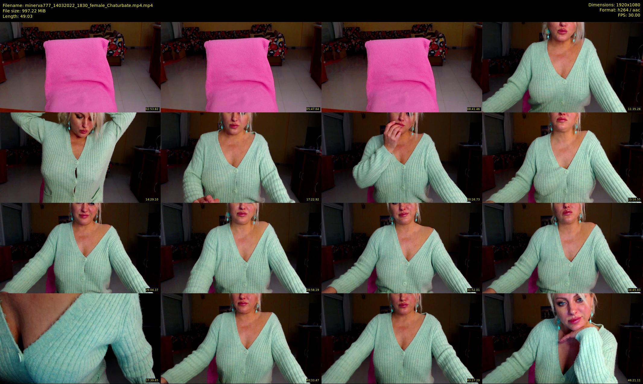 minerva777 — 50 minute Chaturbate female cam show recording, 1080p, Mar 14, 2022