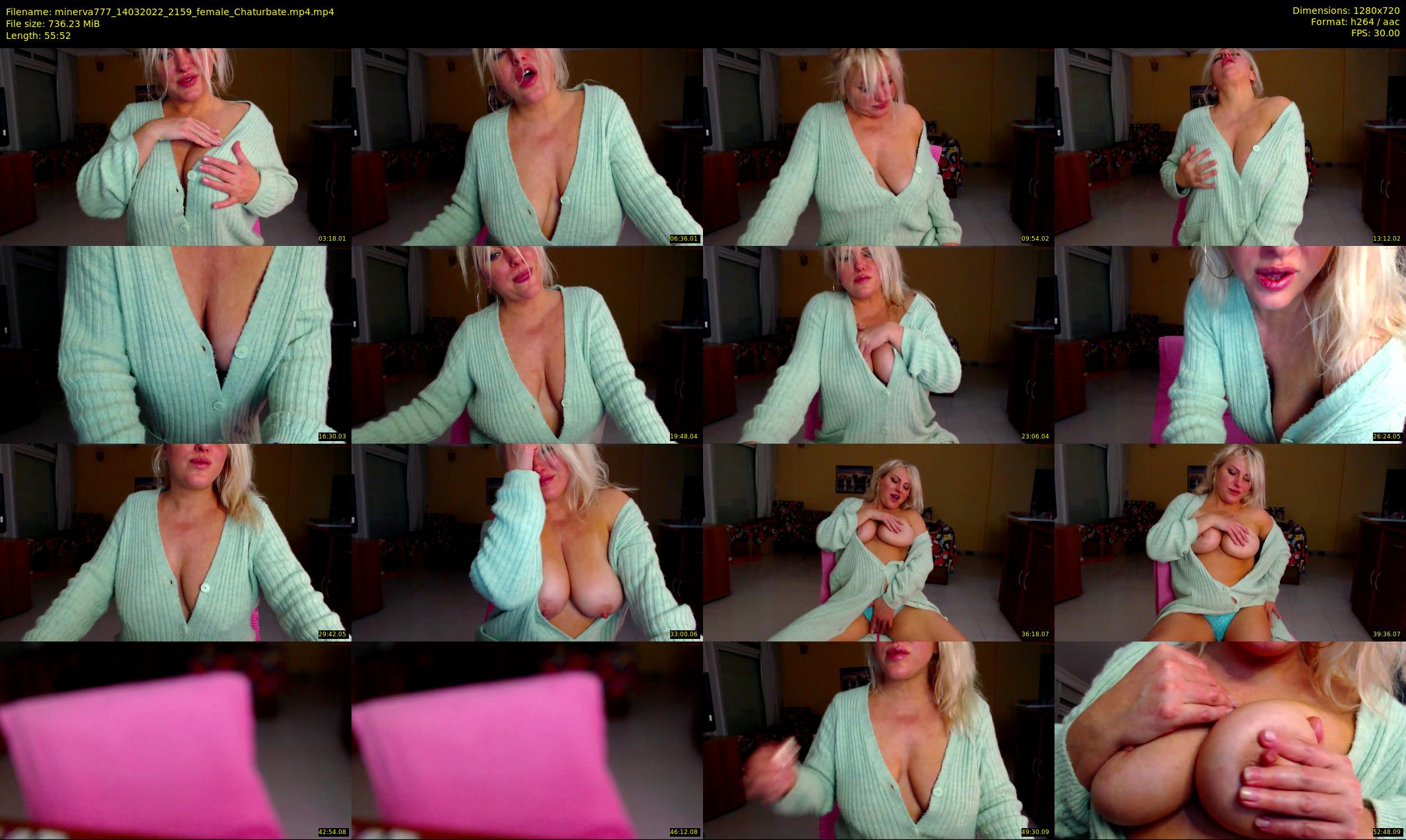minerva777 — 56 minute Chaturbate female cam show recording, 720p, Mar 14, 2022
