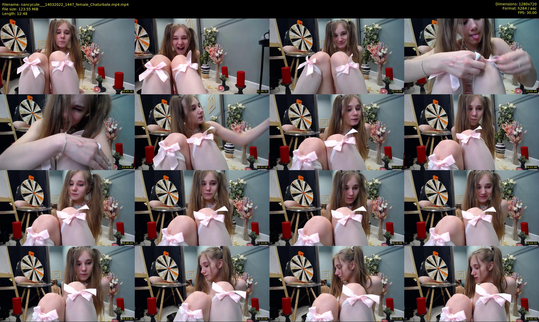 nancycute__ — 13 minute Chaturbate female cam show recording, 720p, Mar 14, 2022