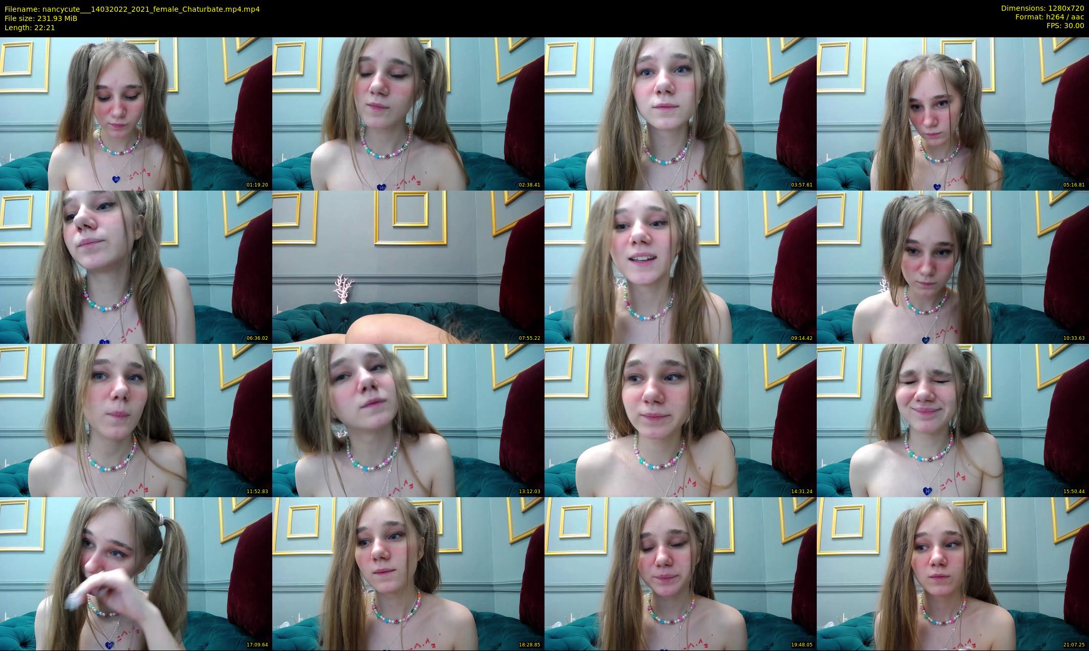 nancycute__ — 23 minute Chaturbate female cam show recording, 720p, Mar 14, 2022