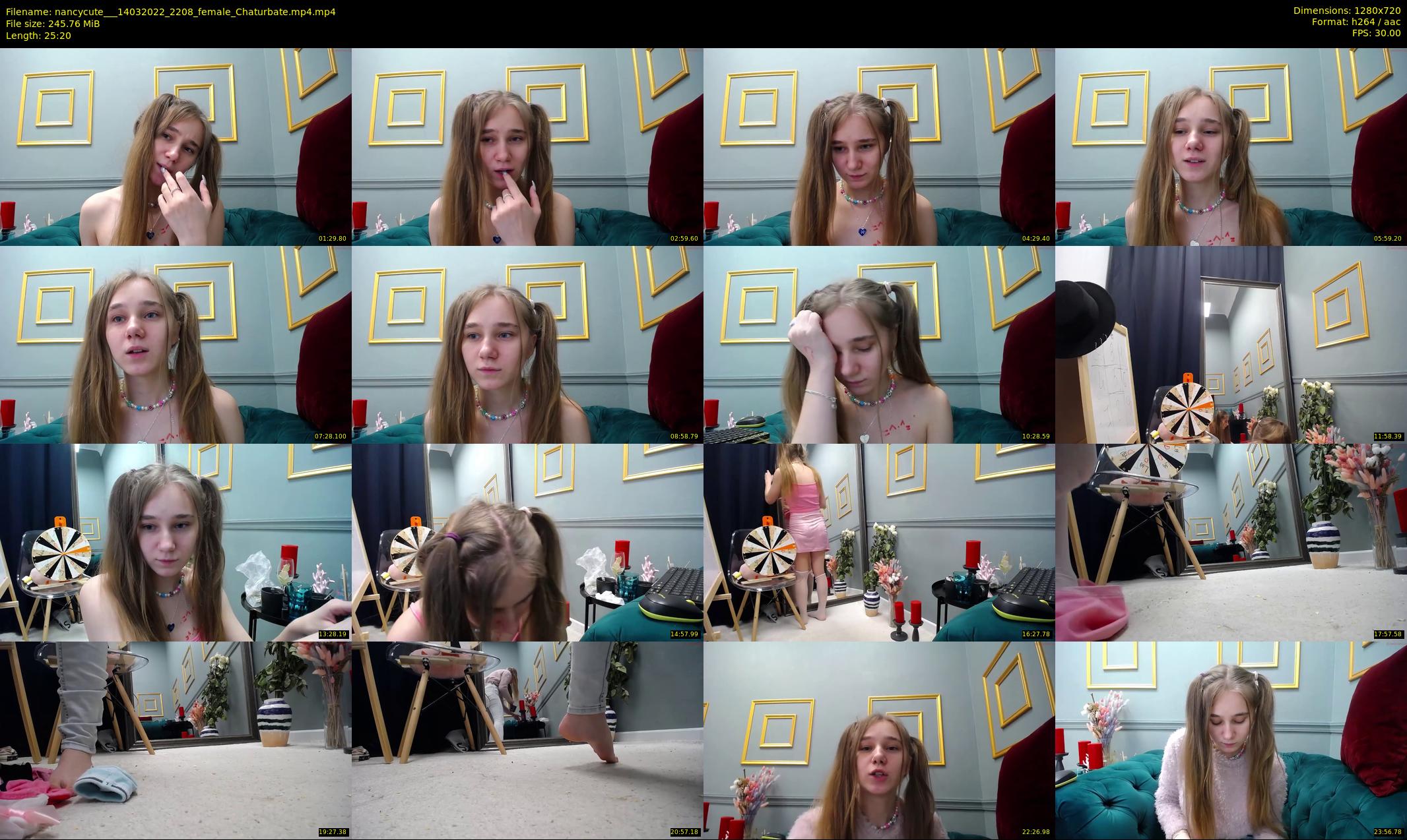 nancycute__ — 26 minute Chaturbate female cam show recording, 720p, Mar 14, 2022