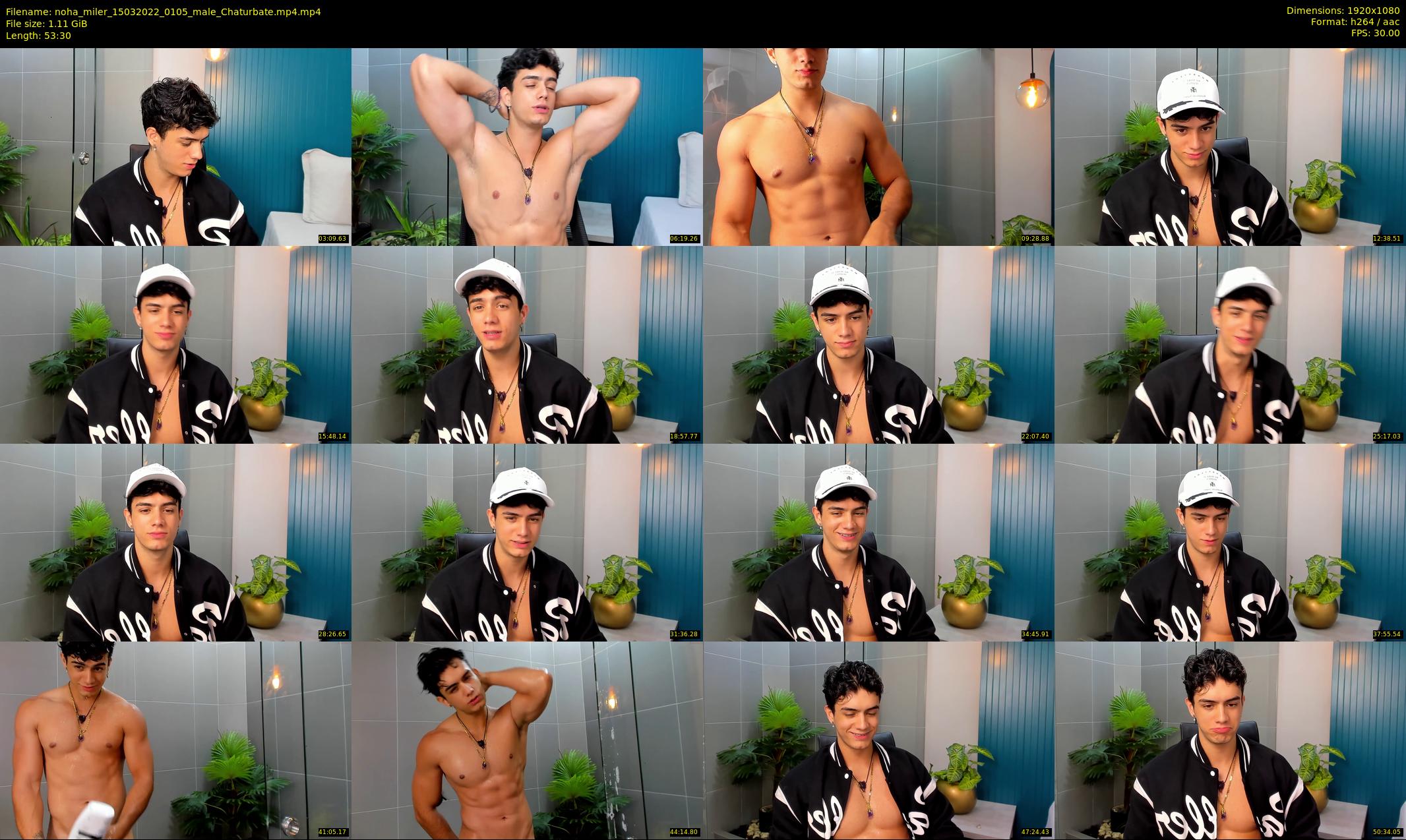 noha_miler — 54 minute Chaturbate male cam show recording, 1080p, Mar 15, 2022