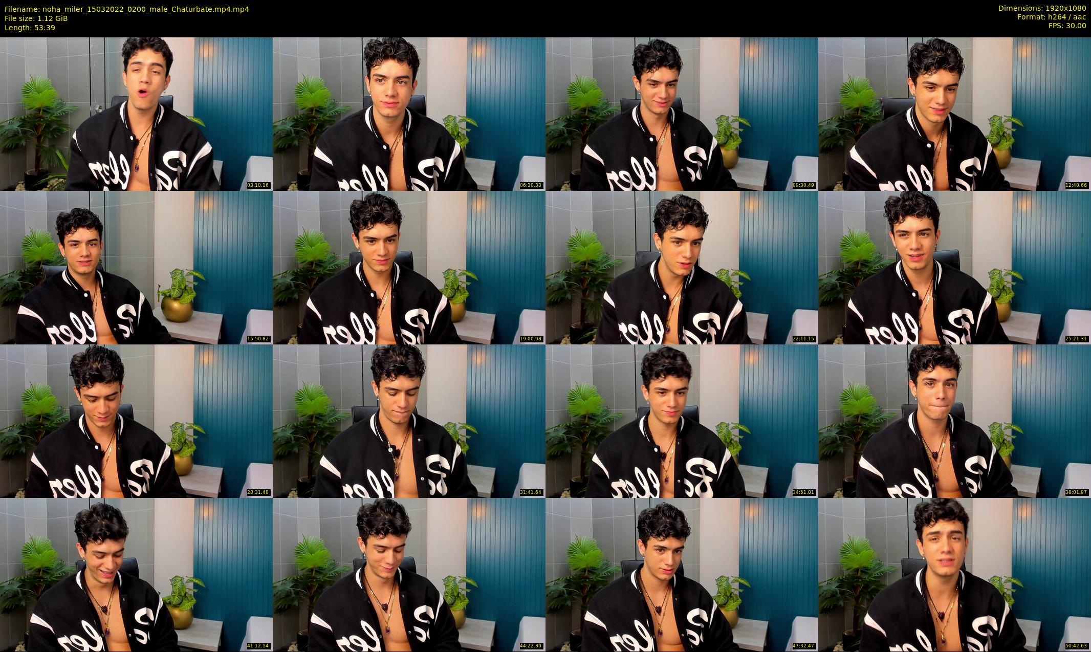 noha_miler — 54 minute Chaturbate male cam show recording, 1080p, Mar 15, 2022