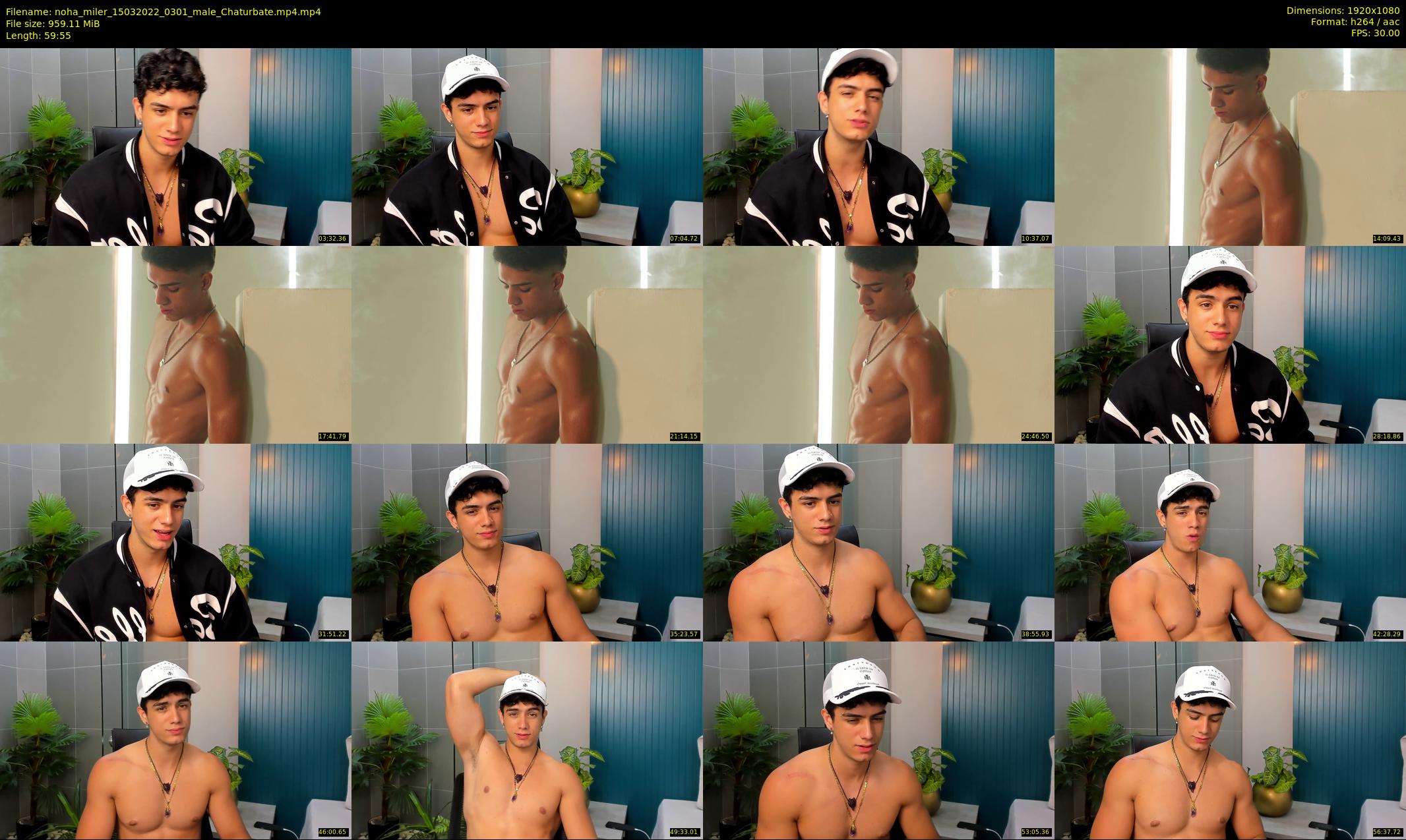 noha_miler — 60 minute Chaturbate male cam show recording, 1080p, Mar 15, 2022