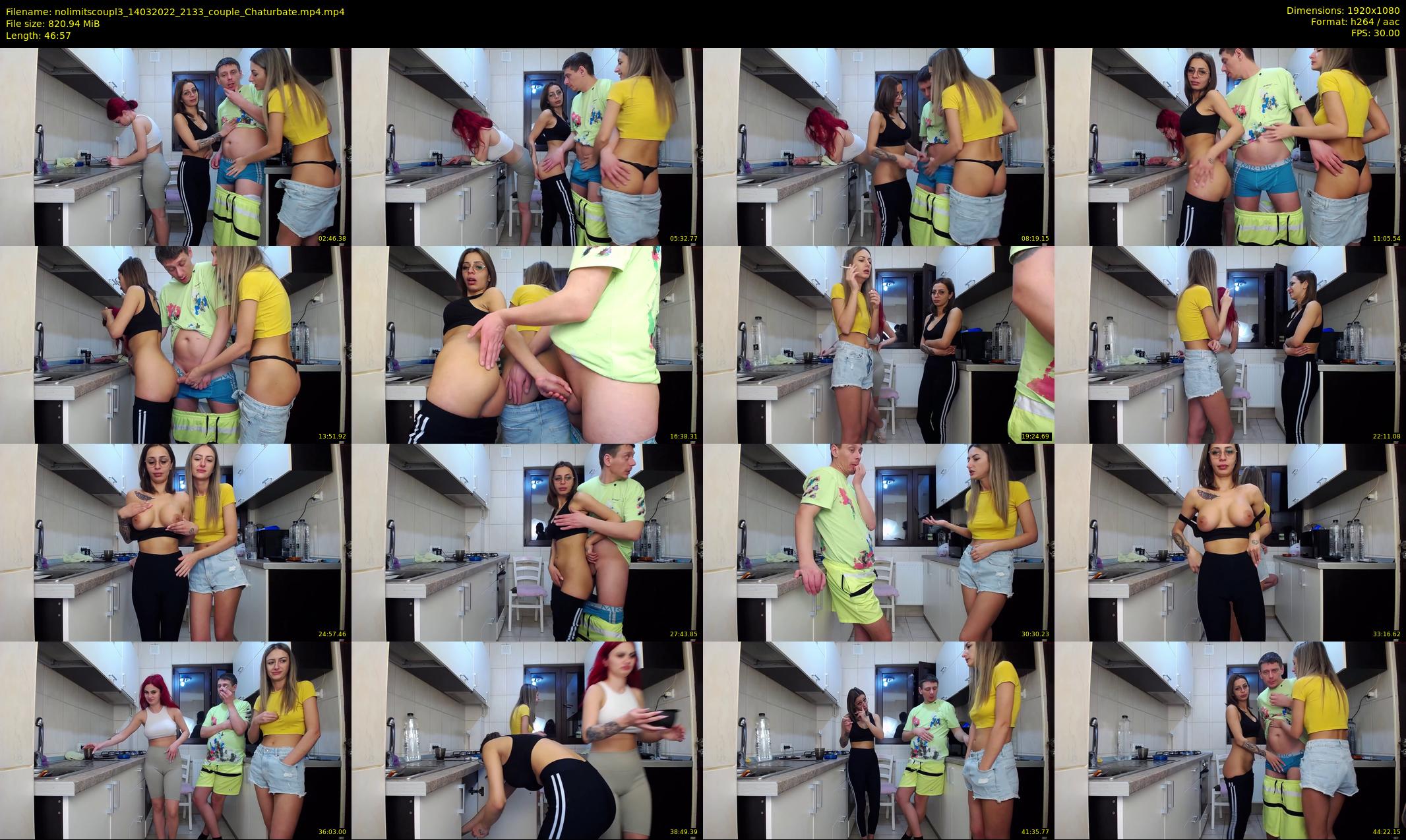 nolimitscoupl3 — 47 minute Chaturbate couple cam show recording, 1080p, Mar 14, 2022