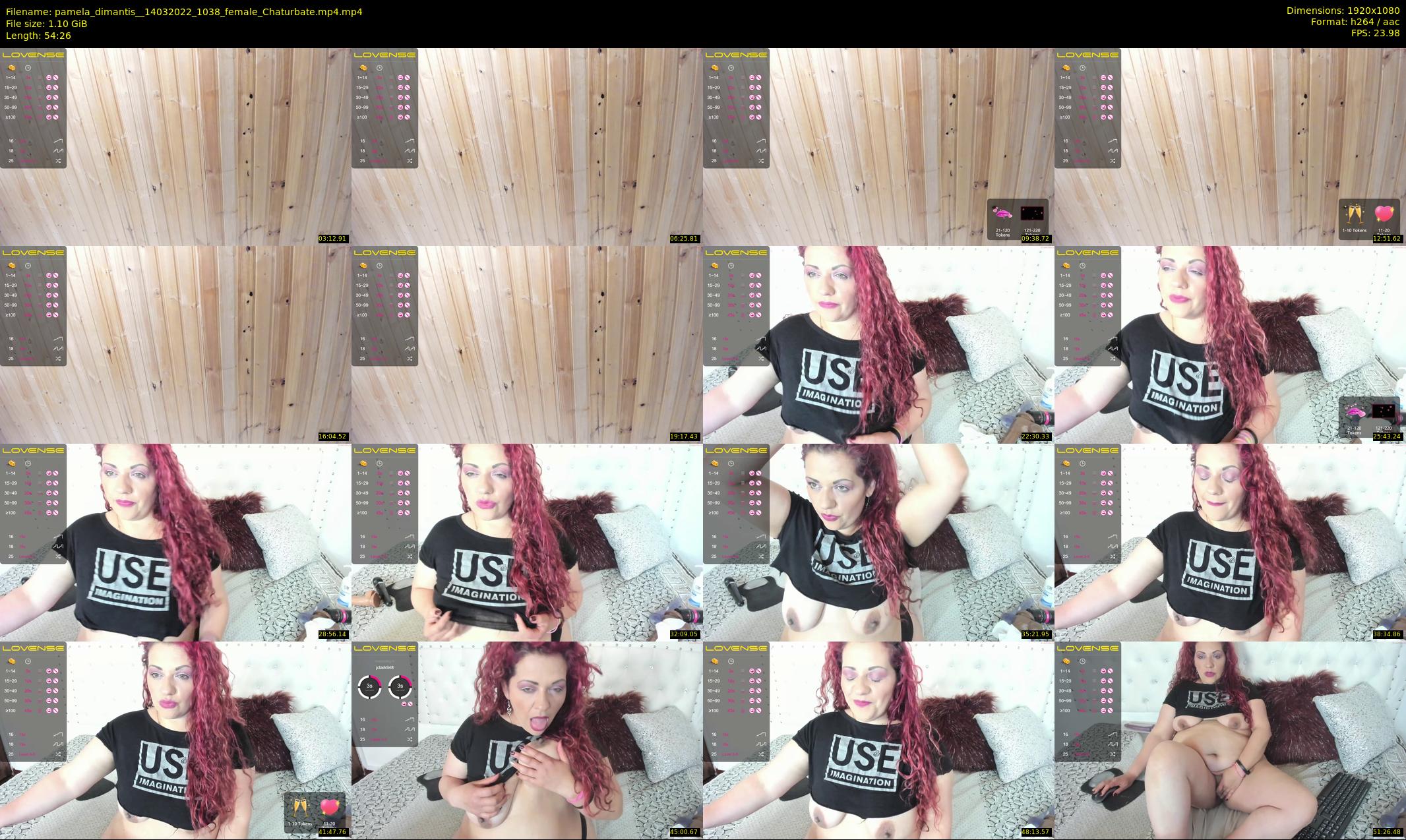 pamela_dimantis_ — 55 minute Chaturbate female cam show recording, 1080p, Mar 14, 2022