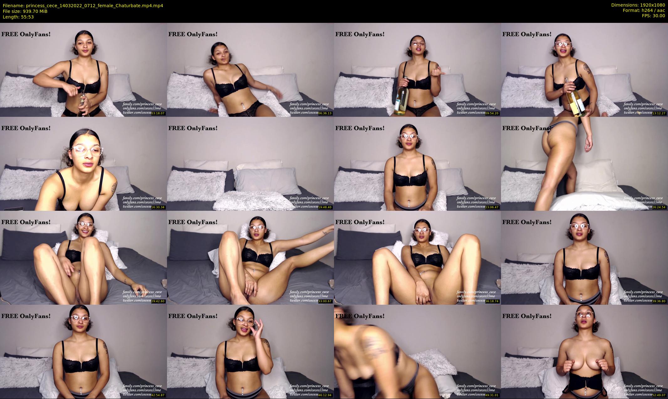 princess_cece — 56 minute Chaturbate female cam show recording, 1080p, Mar 14, 2022
