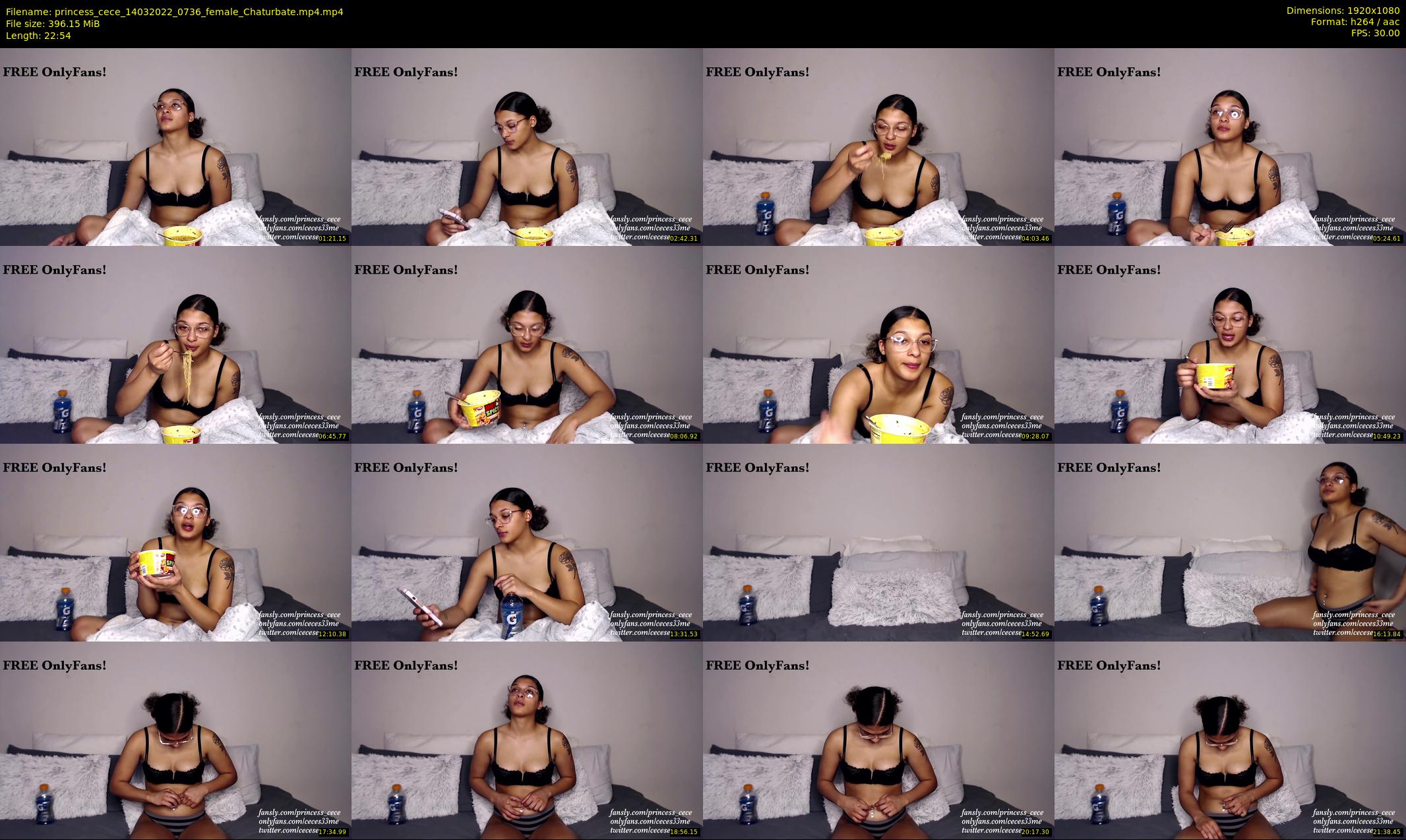 princess_cece — 23 minute Chaturbate female cam show recording, 1080p, Mar 14, 2022