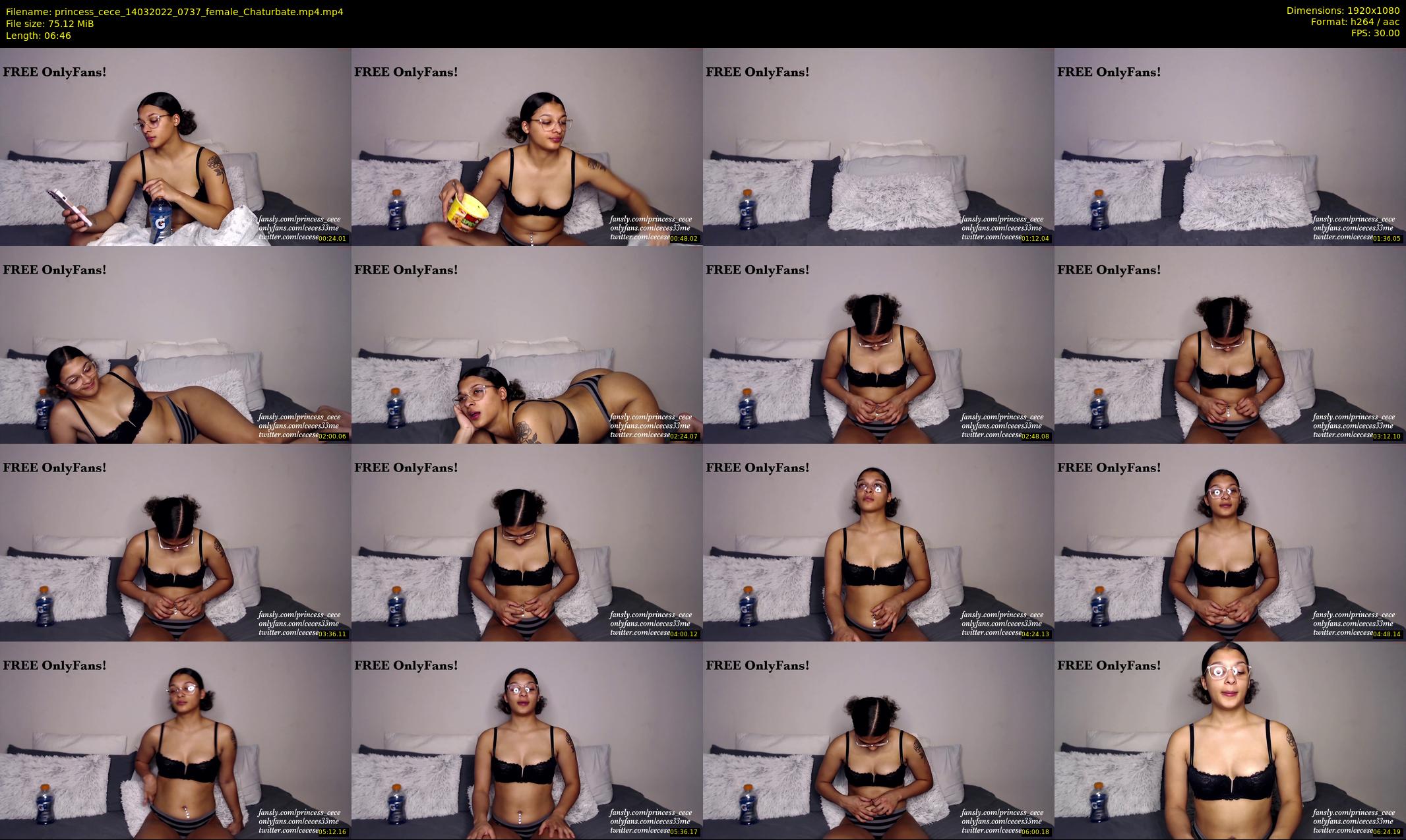 princess_cece — 7 minute Chaturbate female cam show recording, 1080p, Mar 14, 2022
