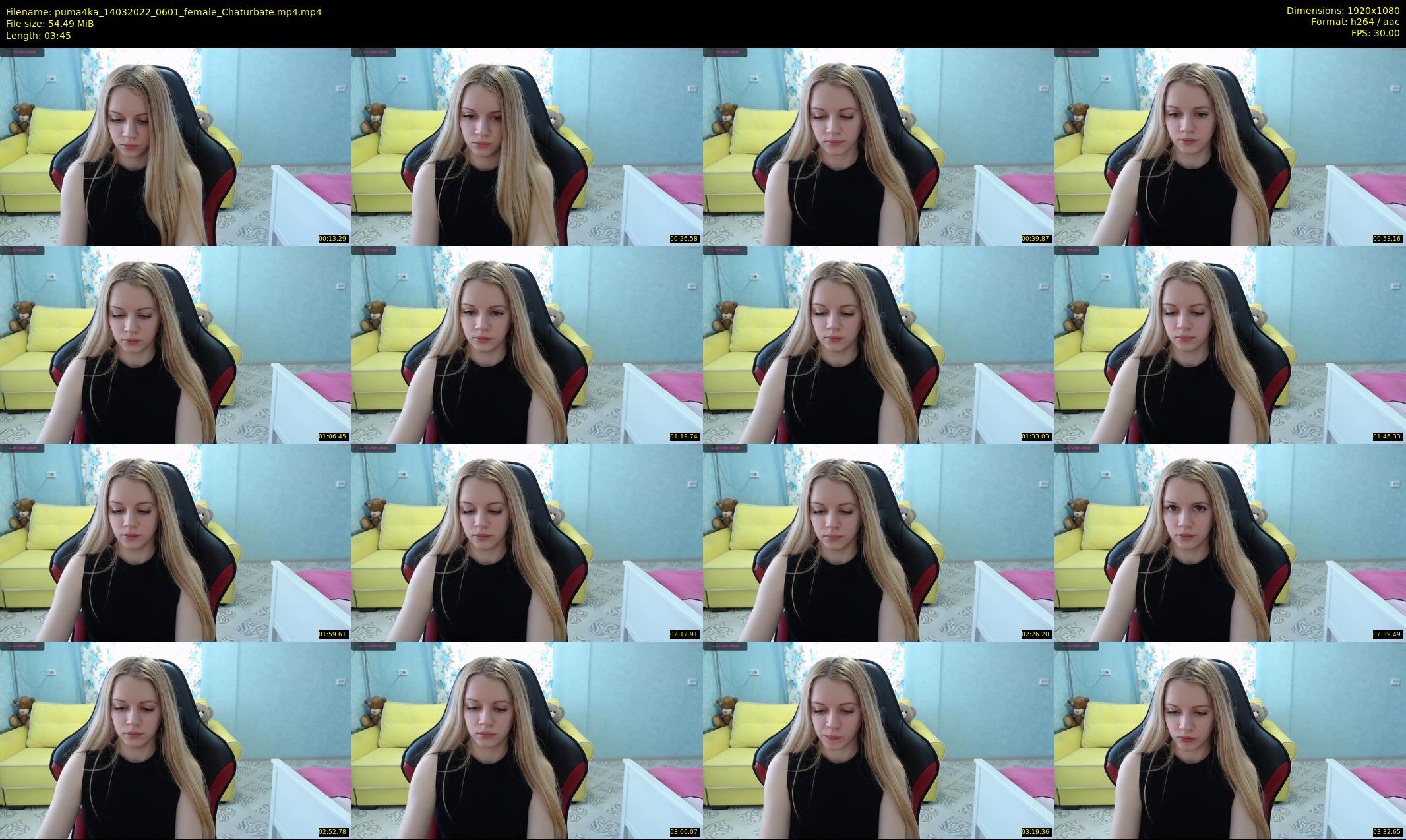 puma4ka — 4 minute Chaturbate female cam show recording, 1080p, Mar 14, 2022