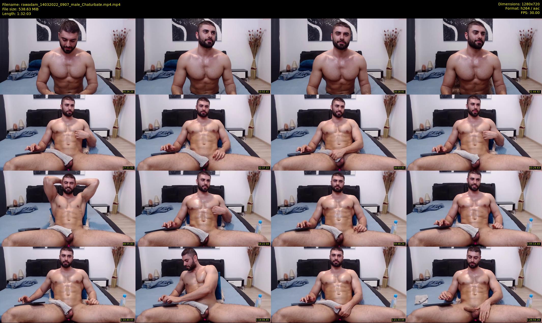 rawadam — 93 minute Chaturbate male cam show recording, 720p, Mar 14, 2022