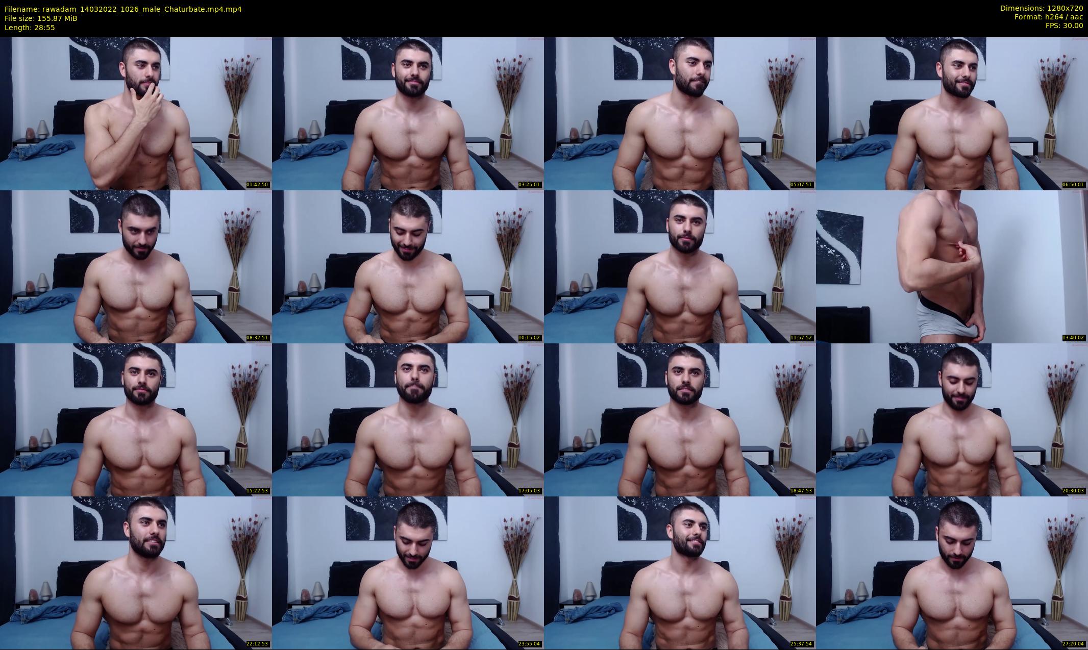 rawadam — 29 minute Chaturbate male cam show recording, 720p, Mar 14, 2022
