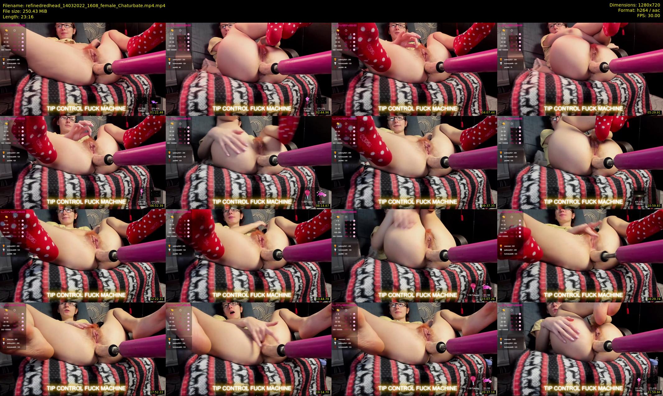 refinedredhead — 24 minute Chaturbate female cam show recording, 720p, Mar 14, 2022