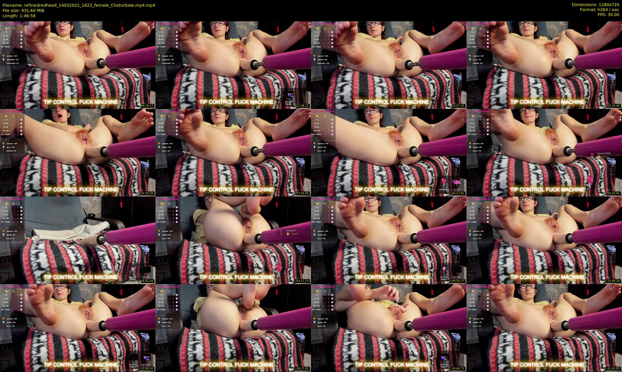 refinedredhead — 107 minute Chaturbate female cam show recording, 720p, Mar 14, 2022