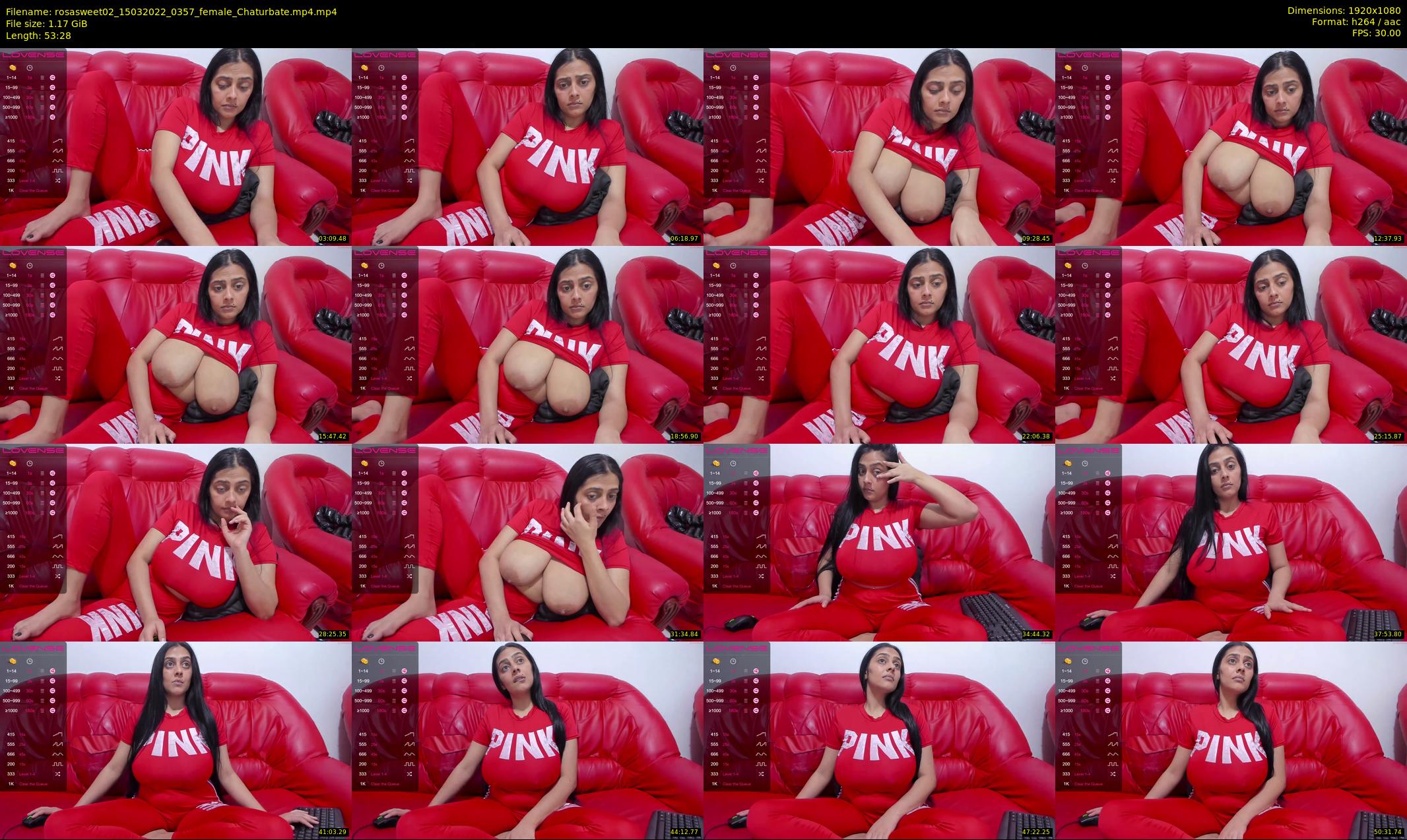 rosasweet02 — 54 minute Chaturbate female cam show recording, 1080p, Mar 15, 2022