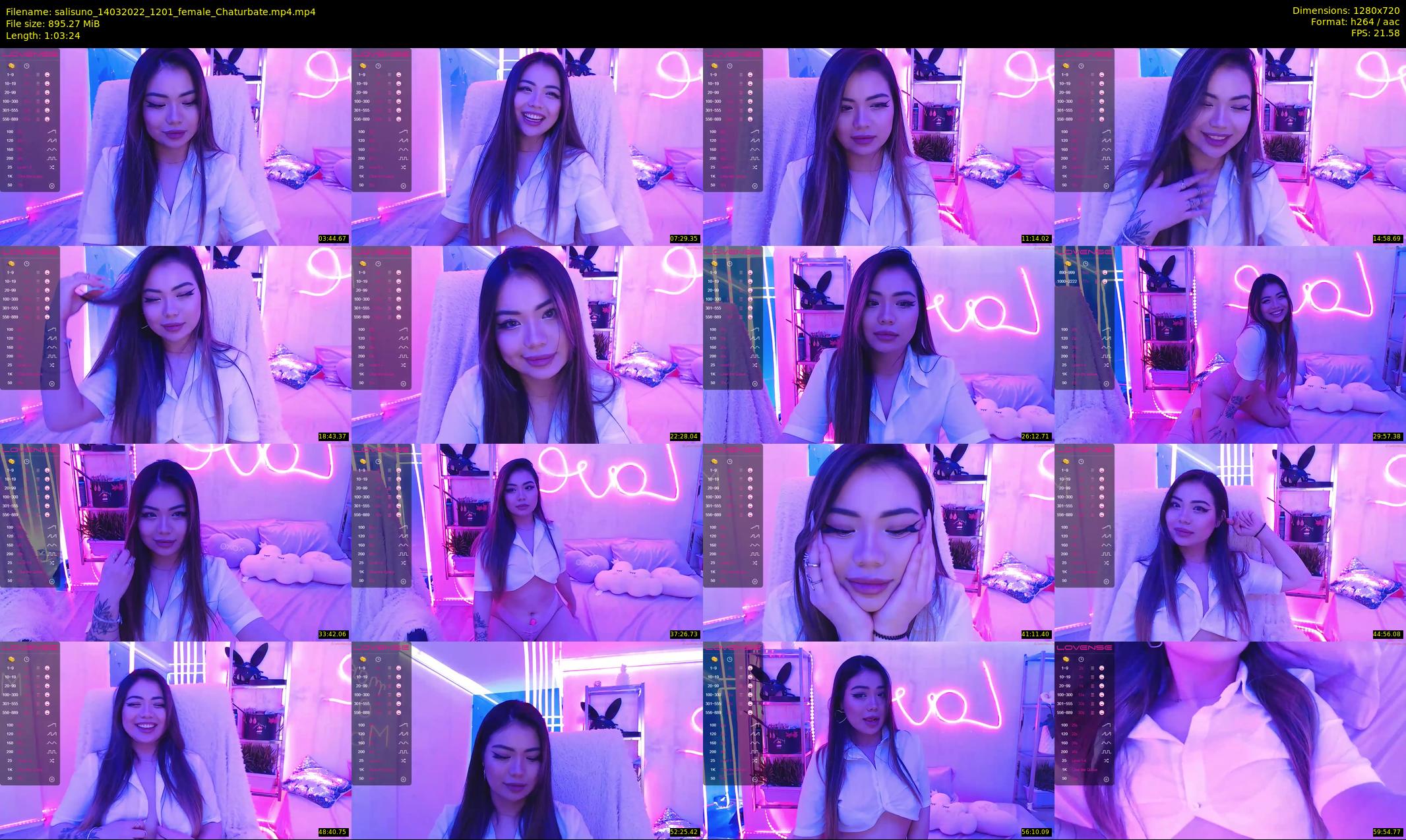 salisuno — 64 minute Chaturbate female cam show recording, 720p, Mar 14, 2022